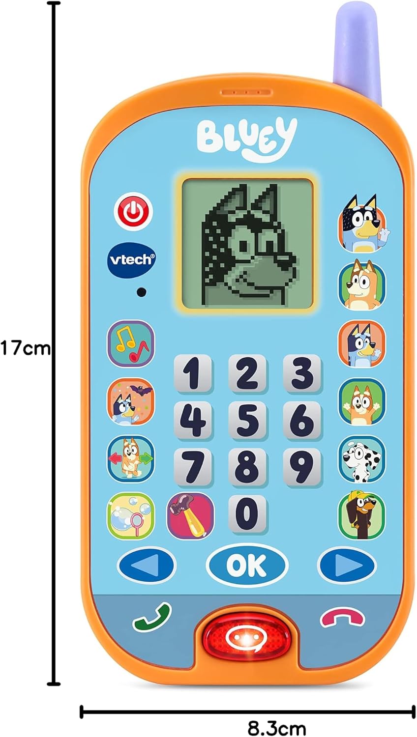 Detalle de VTech Bluey Ring Ring Learning Phone – Official Interactive Toy for Ages 3–6