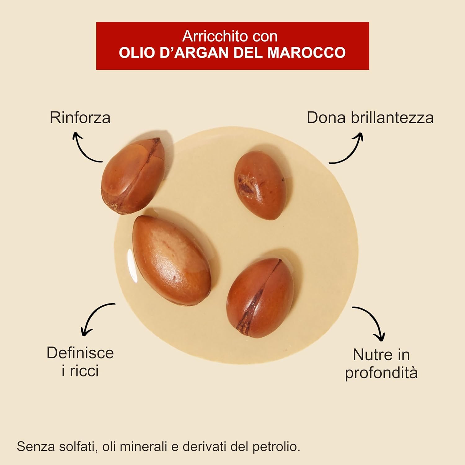 Detalle de Creme of Nature Argan Oil Perfect 7 in 1: Trattamento giornaliero senza risciacquo per capelli lucenti e protetti
