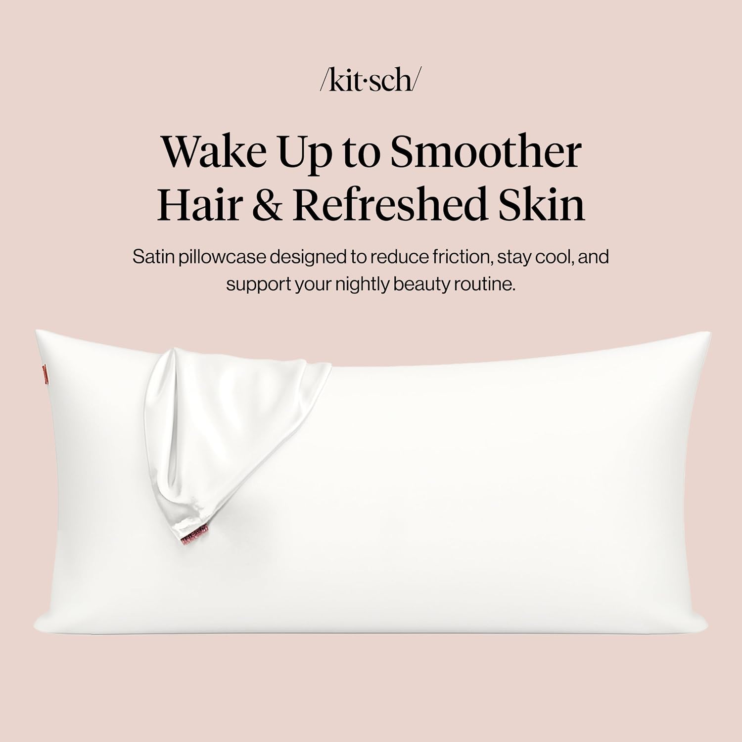 Detalle 2 de Kitsch satin pillowcases, King size