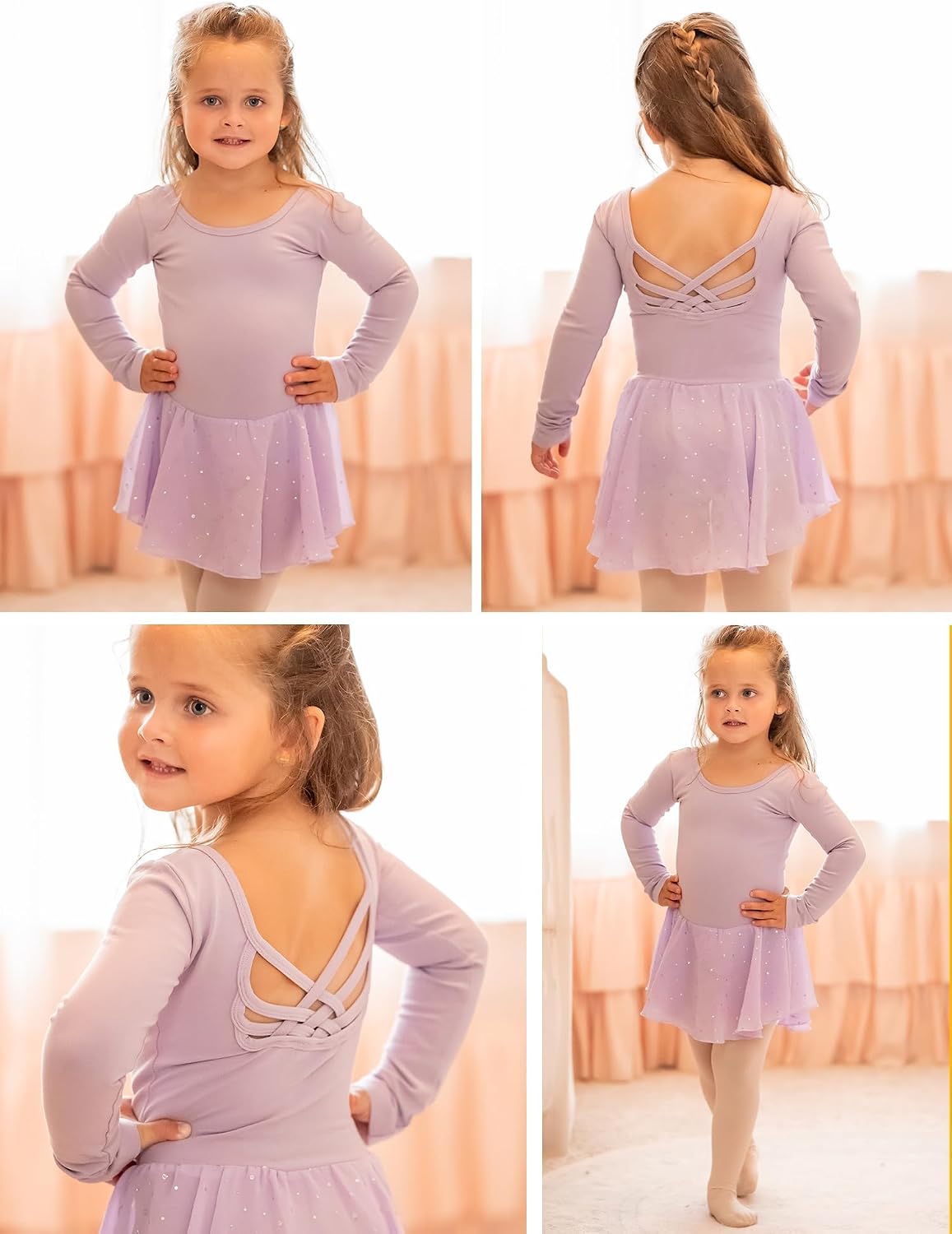 Thumbnail 5 de Arshiner Robe de ballet manches longues 2-10 ans 🩰