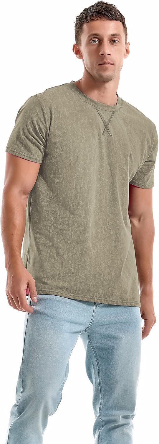 Thumbnail 1 de KLIEGOU Men’s Premium Cotton Crew Neck T-Shirts (S–4XL)