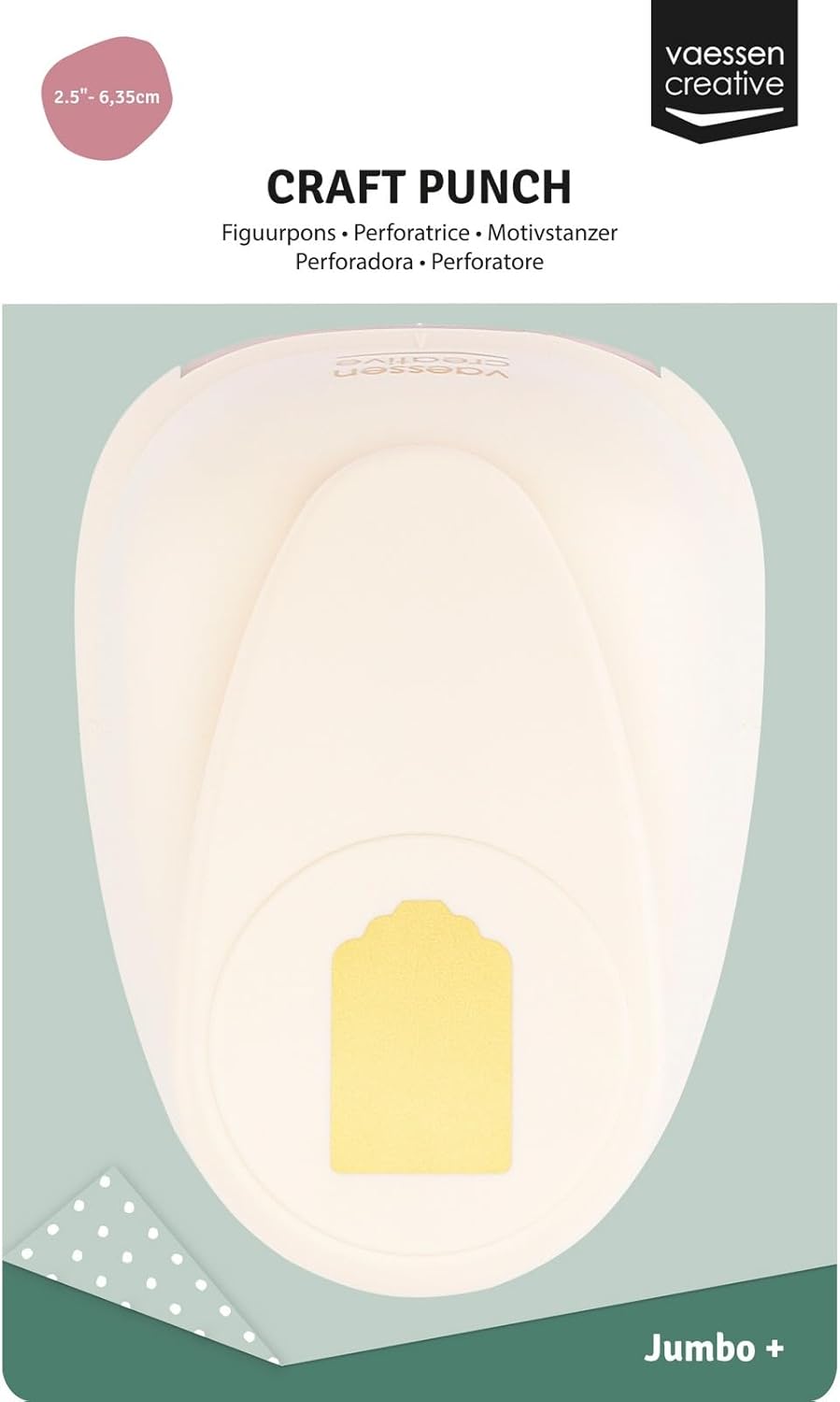 Detalle 2 de Vaessen Creative Perforatrice de Papier – Taille XXL, Étiquette Festonnée