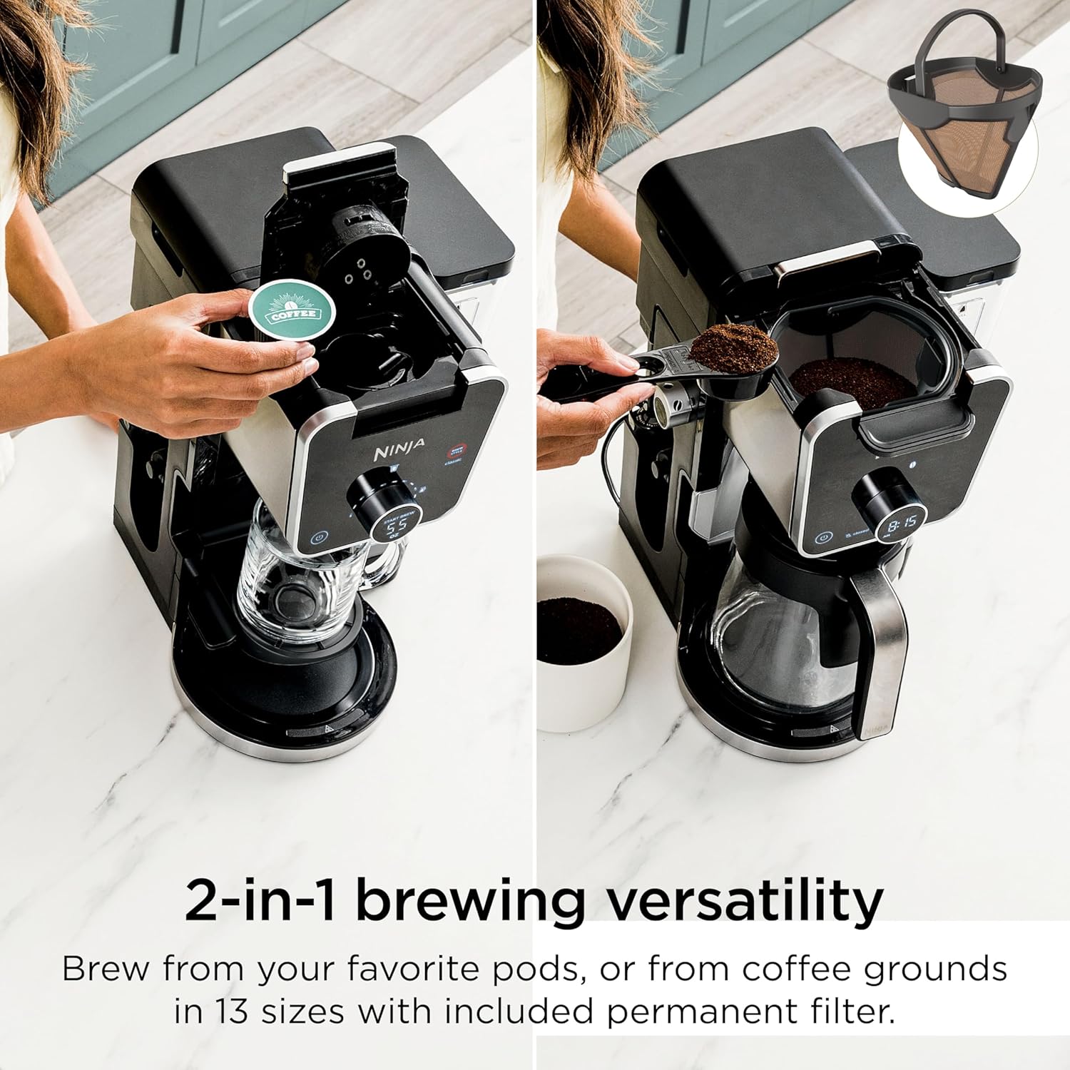 Detalle de Ninja DualBrew Pro 12-Cup coffee maker