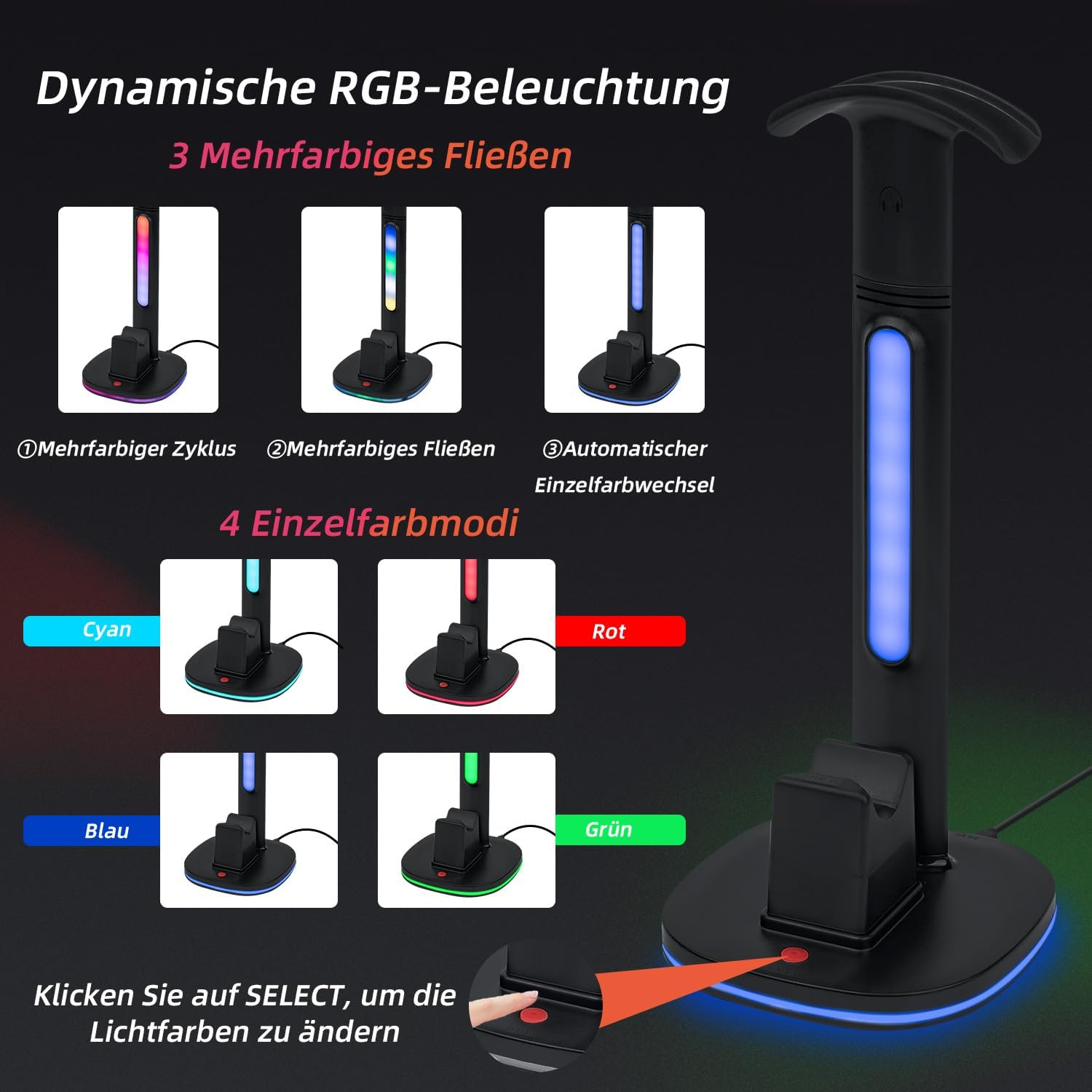Thumbnail 3 de Controller-Ladestation für PS5 DualSense Dock