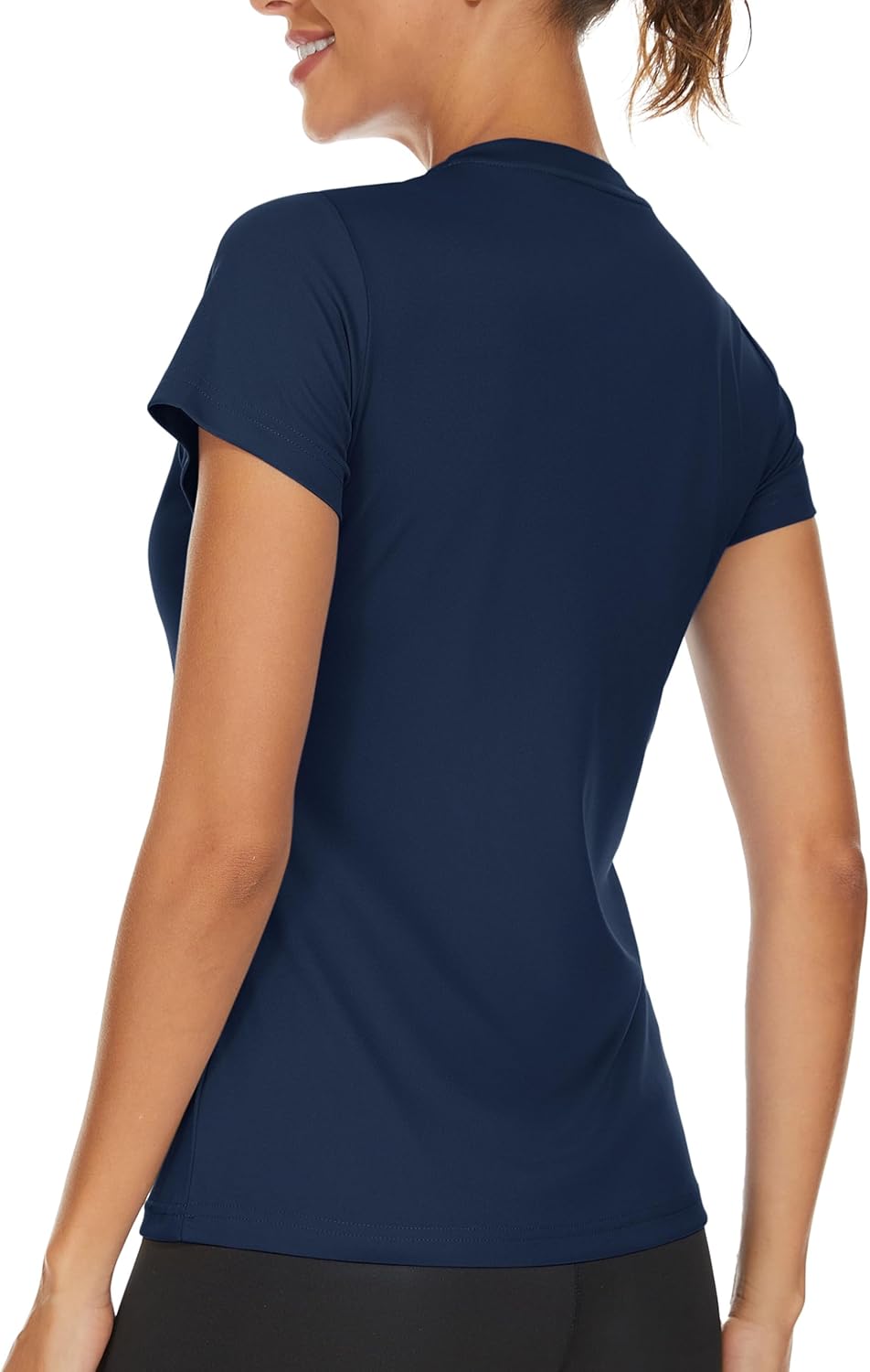 Detalle 2 de TACVASEN Women's V-Neck T Shirts Short Sleeve UPF 50+ Quick Dry Athletic Tee