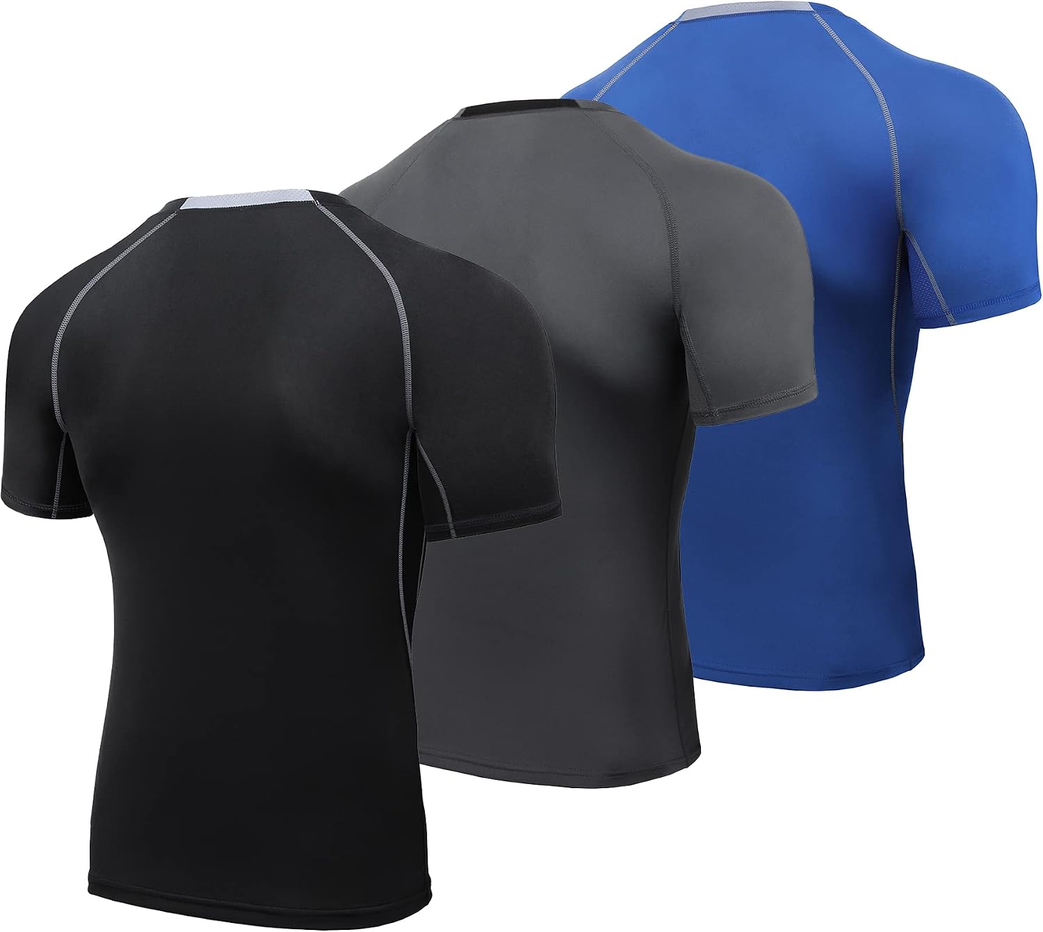 Detalle de Maglietta compressiva AMZSPORT da uomo