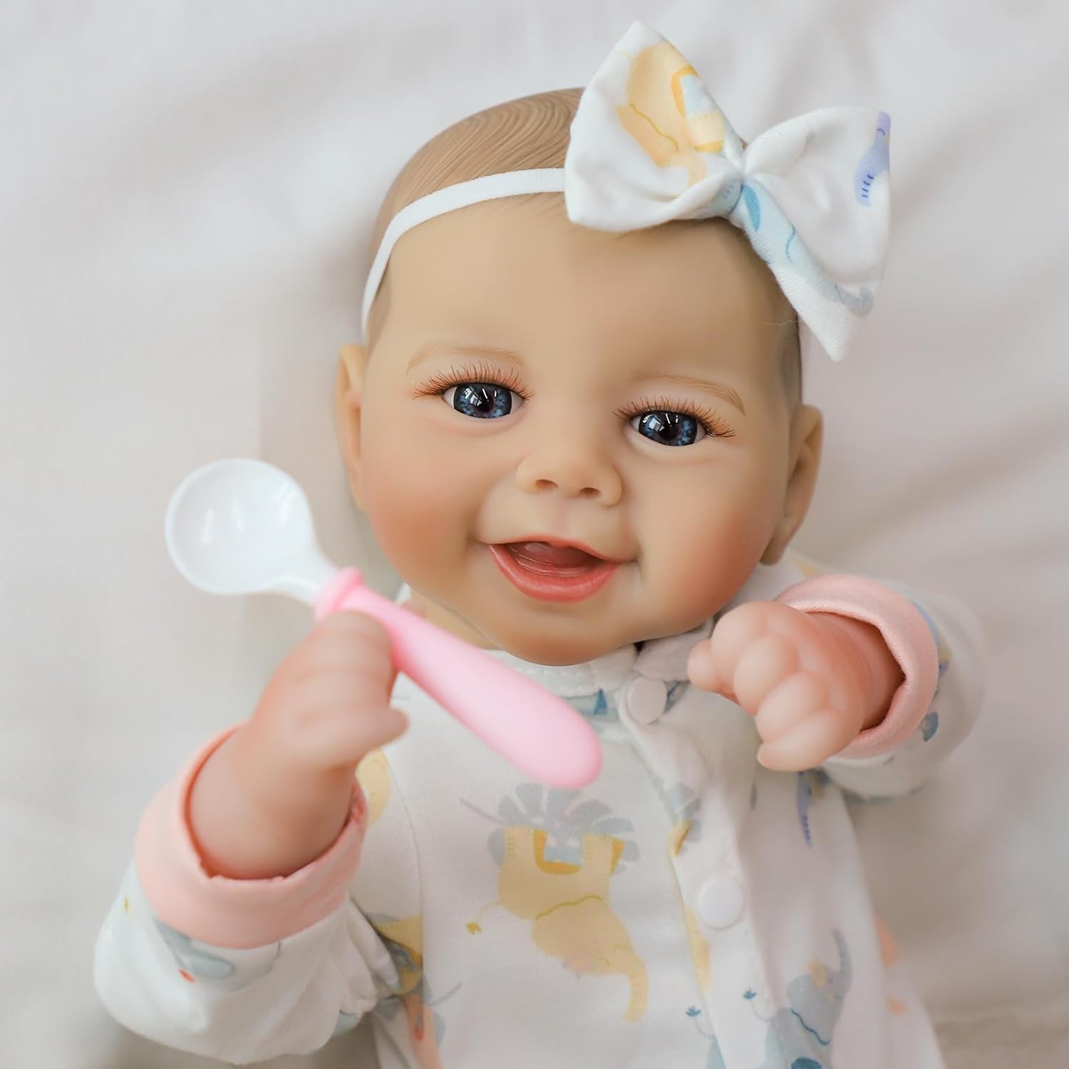 Thumbnail 2 de SCOM Baby Doll Girl, 18-Inch Realistic Soft Body Doll with Accessories