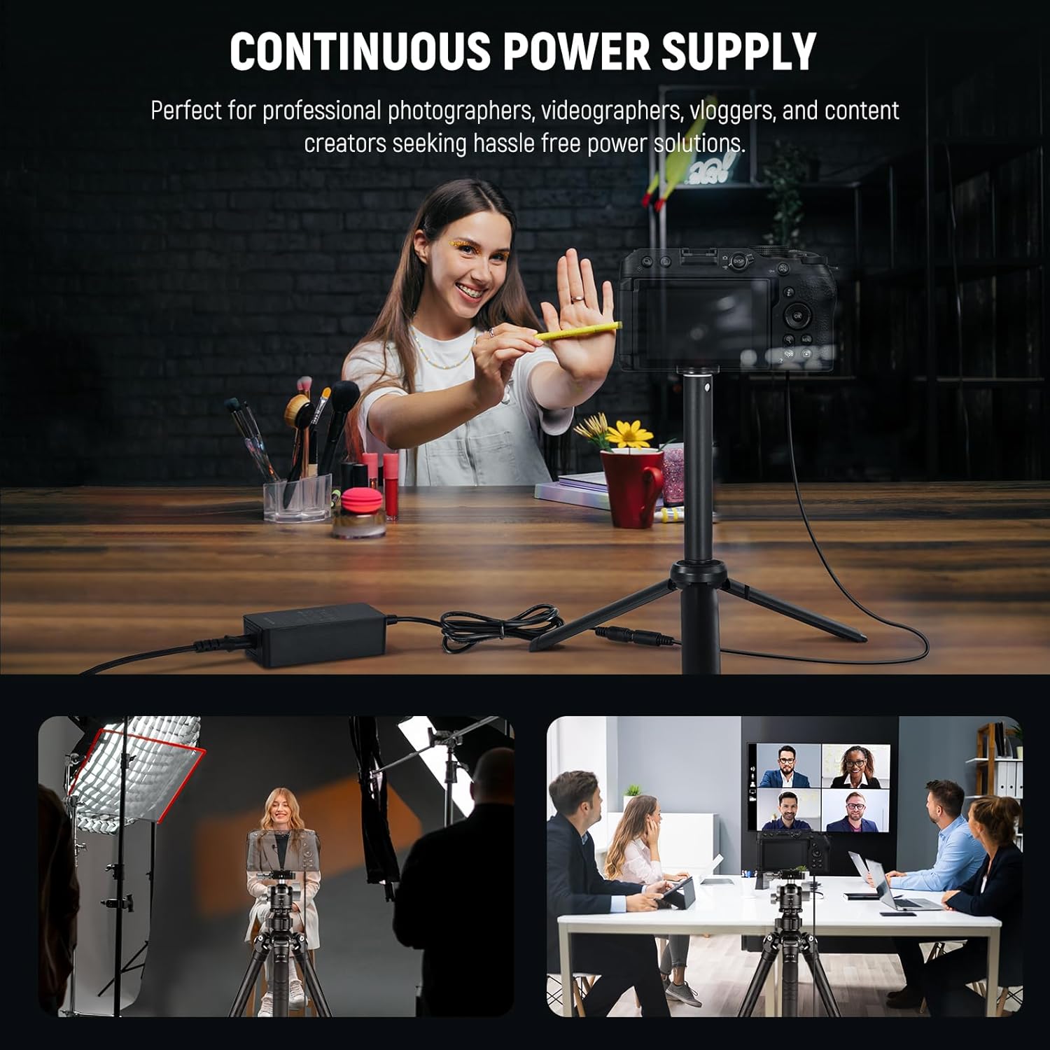 Detalle de NEEWER EN-EL25 Dummy Battery Coupler Kit for Nikon