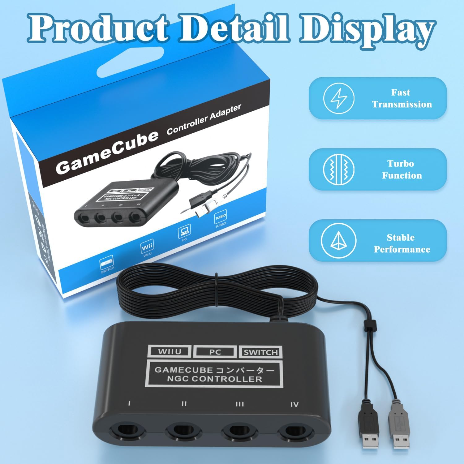 Thumbnail 5 de pdobq Gamecube Adapter 180cm Cable