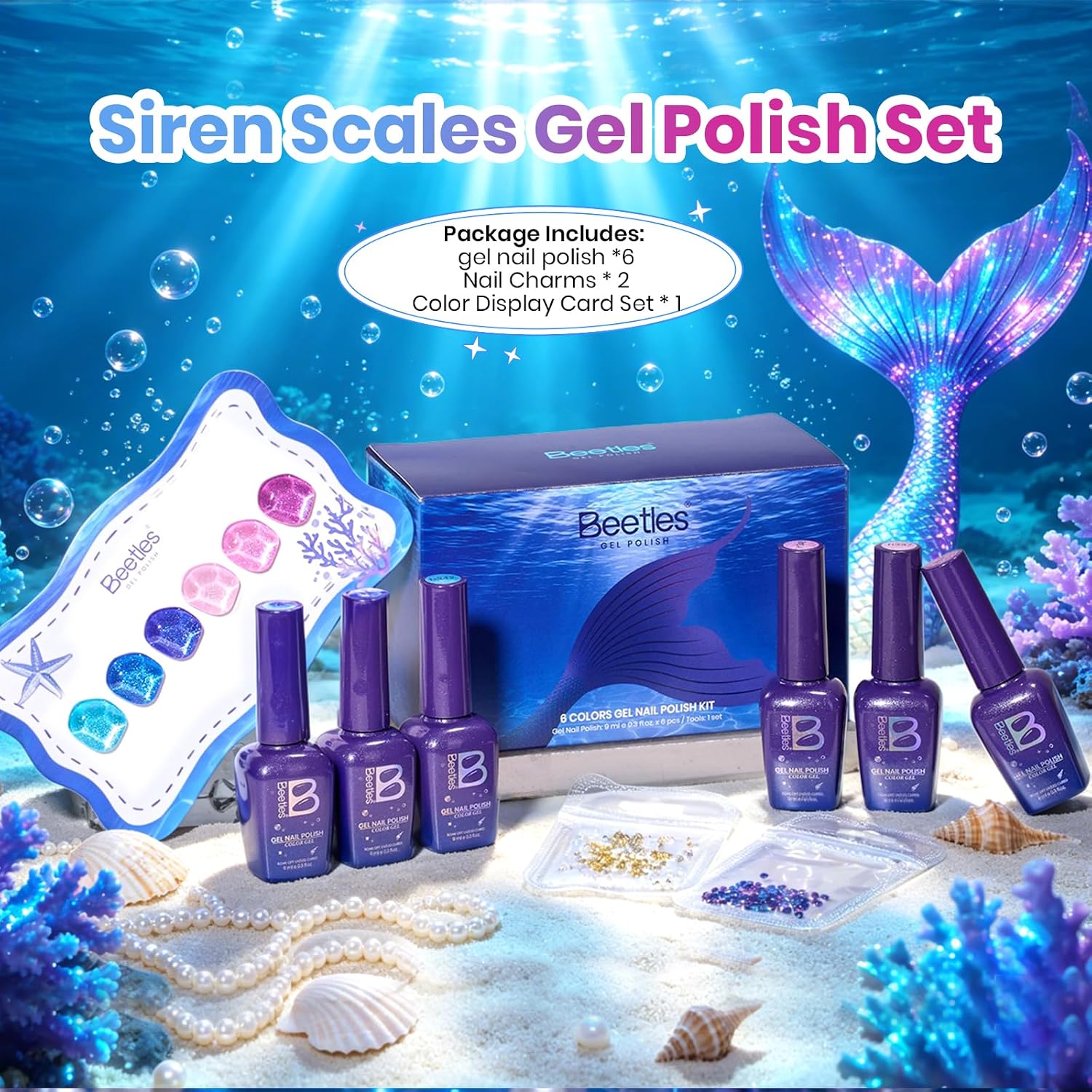 Thumbnail 6 de Beetles Spring Pudding Jelly Gel Nail Polish Set (20 Pastel Colors) with Top Coat & Base