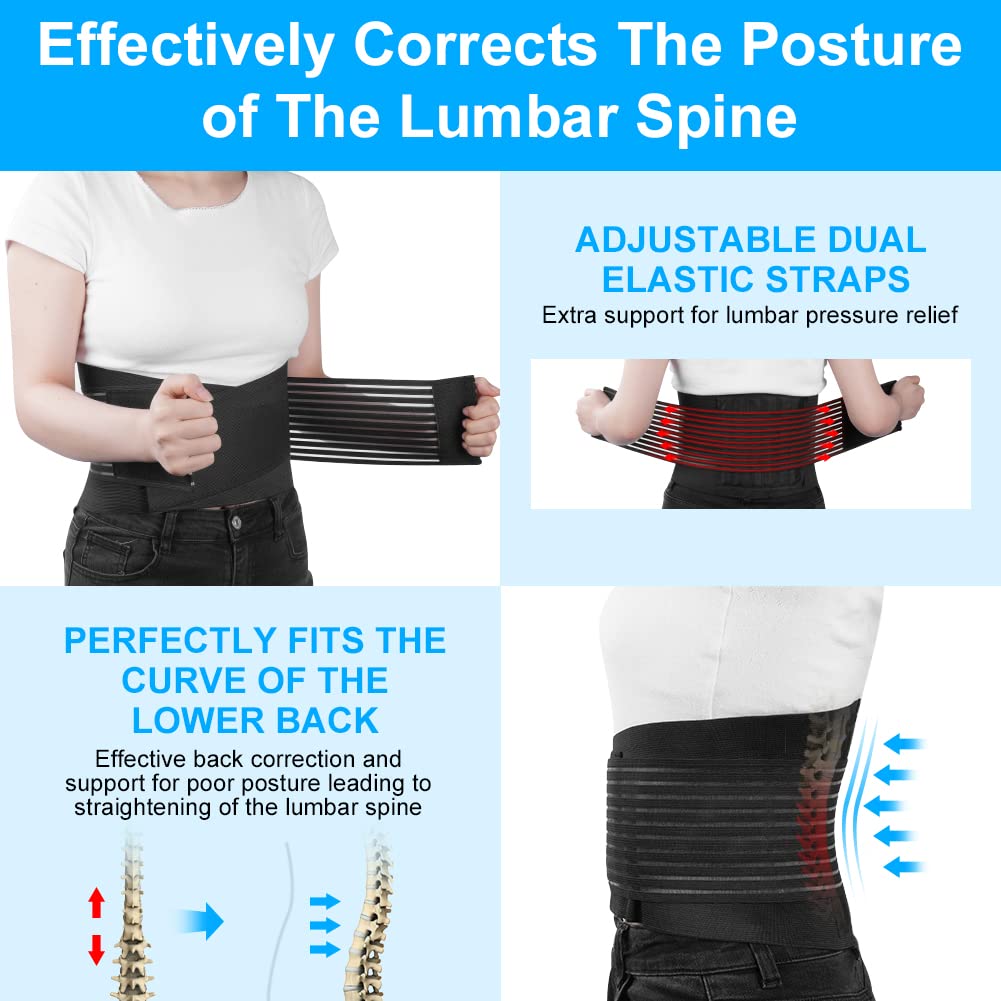 Detalle de ACWOO Lower Back Support Belt L brace