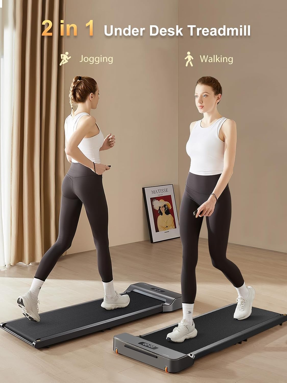 Thumbnail 4 de WALKINGPAD WP400F4 Z1 Foldable Walking Pad Treadmill, 1–4 mph, 4.1-inch Profile