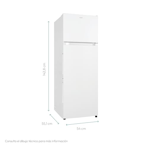Thumbnail 3 de Candy CDG1S514EW: Frigorífico Combi de 211 L en Blanco, altura compacta 1,45 m