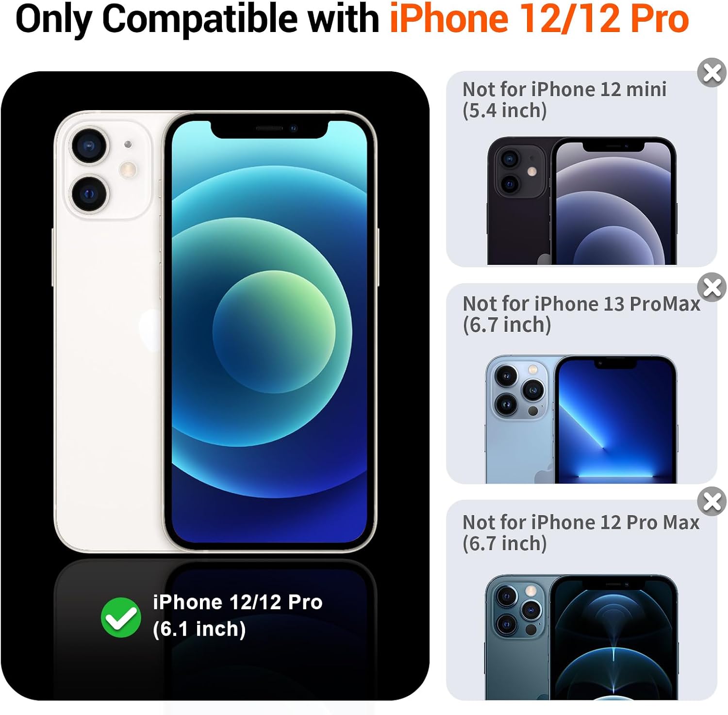 Detalle 2 de vnnink iPhone 12 Magnetic Matte Case, Slim