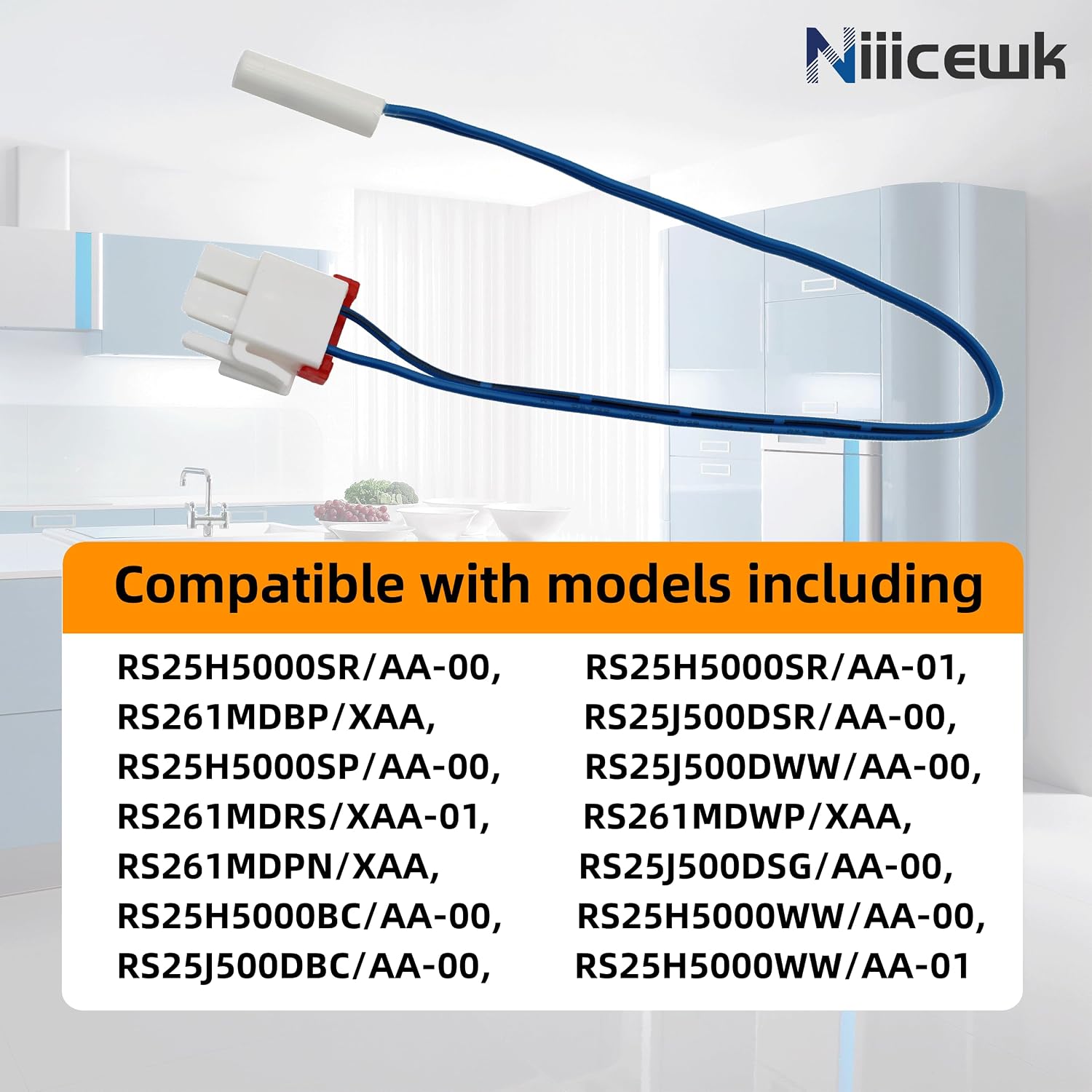 Detalle 1 de Niiicewk Refrigerator Temperature Sensor DA32-10109W