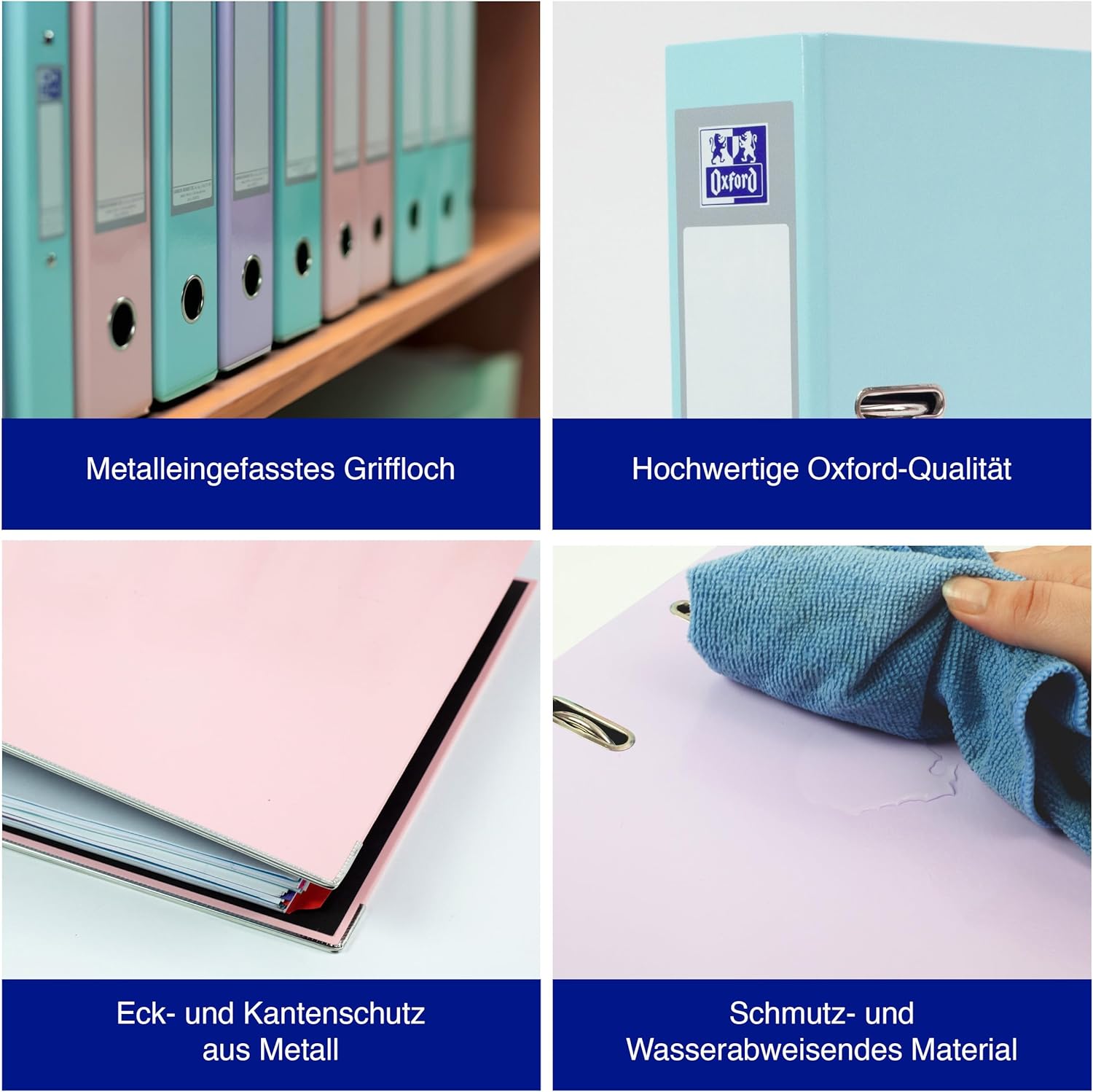 Thumbnail 2 de Oxford Premium Akten-Ordner A4 8 cm 📁