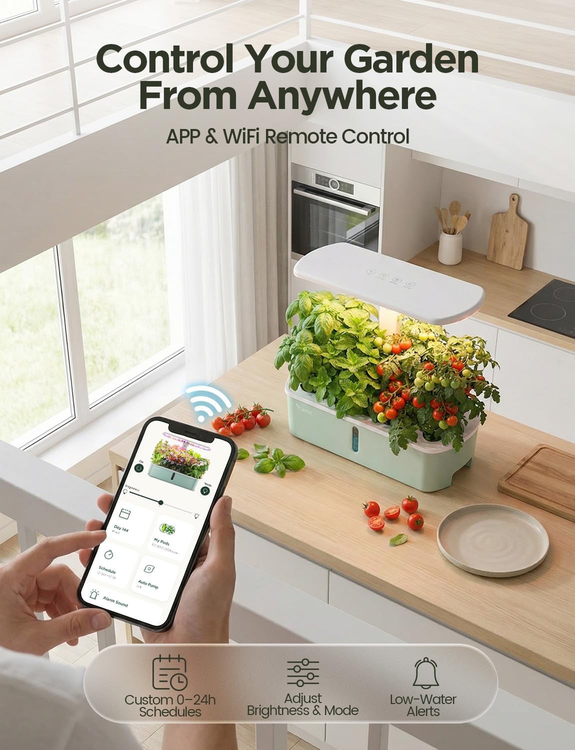 Thumbnail 1 de LetPot LPH-Air WiFi Hydroponisches Anzuchtsystem – Intelligentes Indoor-Gartenkit mit 24W LED