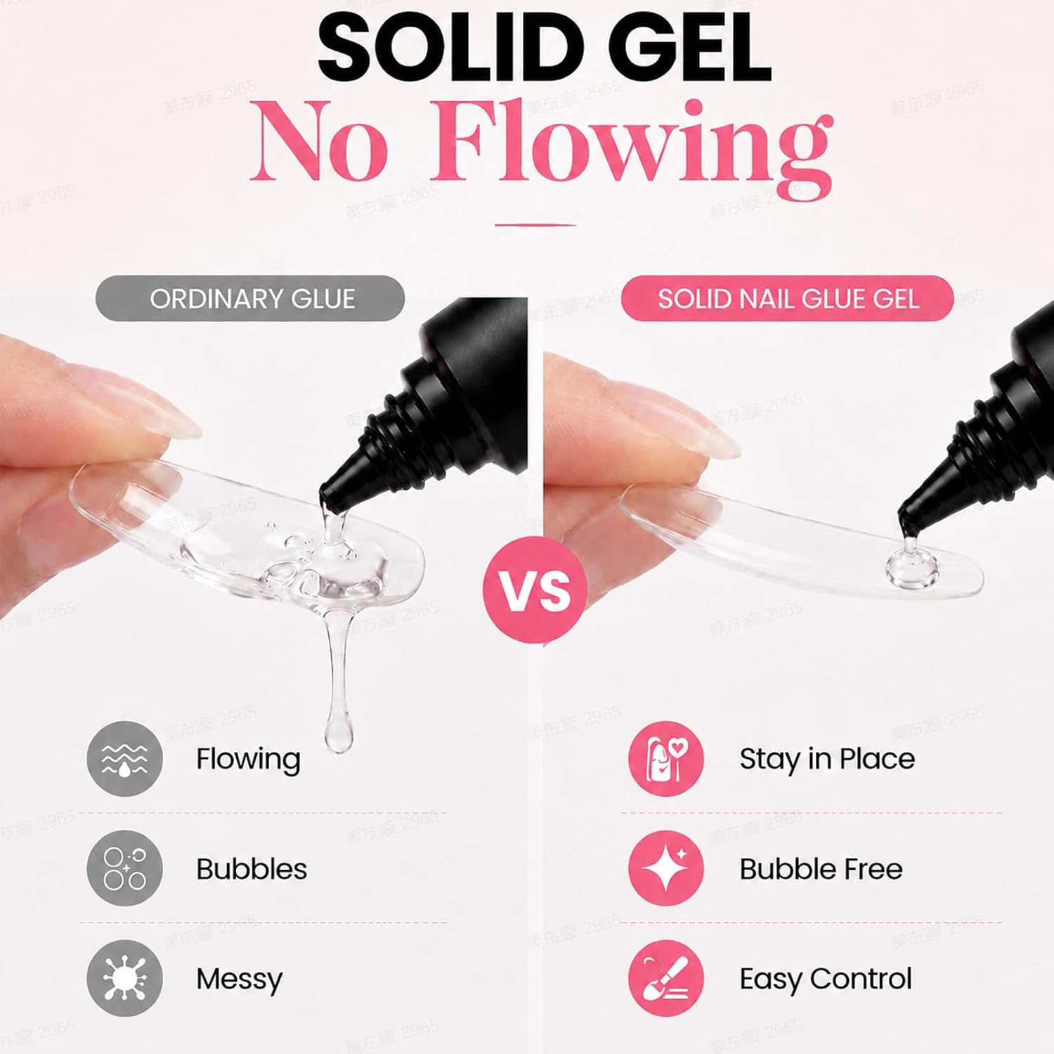 Thumbnail 2 de Beetles 20g Solid Nail Glue Gel 💅
