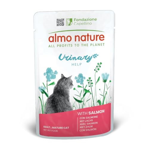 Thumbnail 4 de Almo Nature Functional Urinary Help: Cibo umido per gatti adulti al salmone, 30 bustine da 70 g