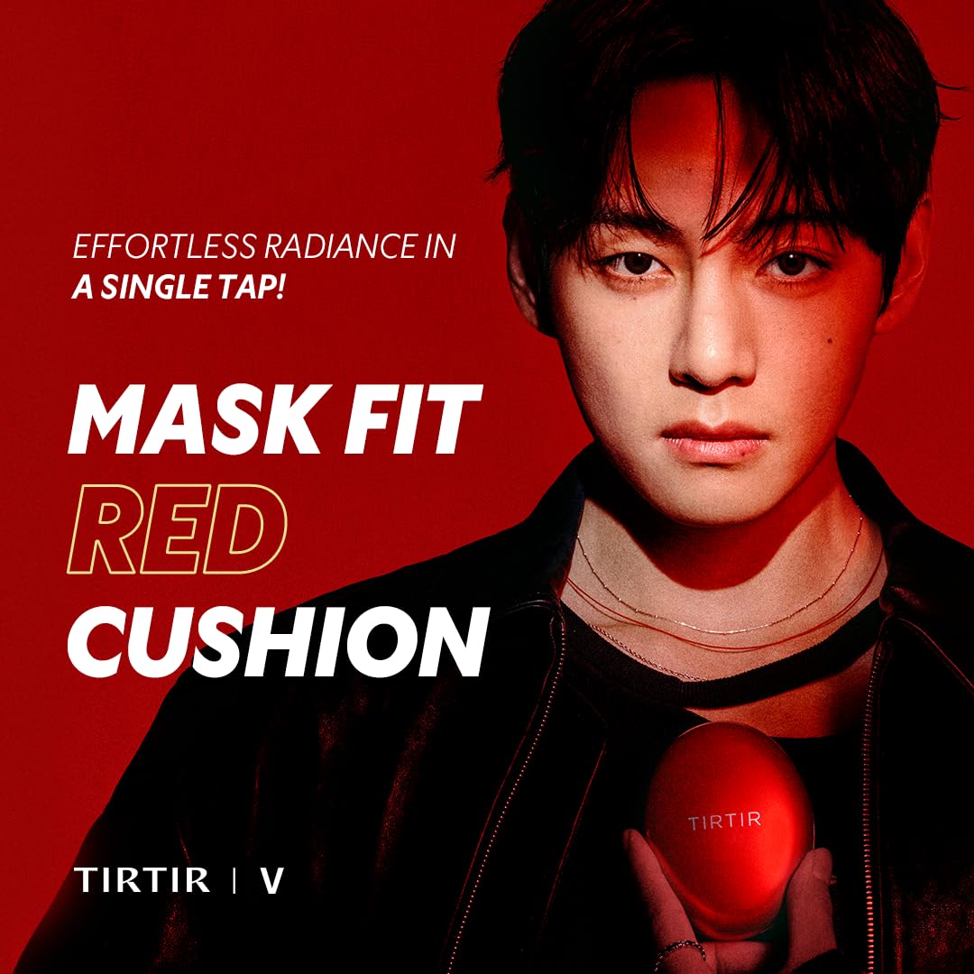 Detalle de TIRTIR TIRTIRRED21 Mask Fit Red Cushion Foundation, #21N Ivory, Satin Glow