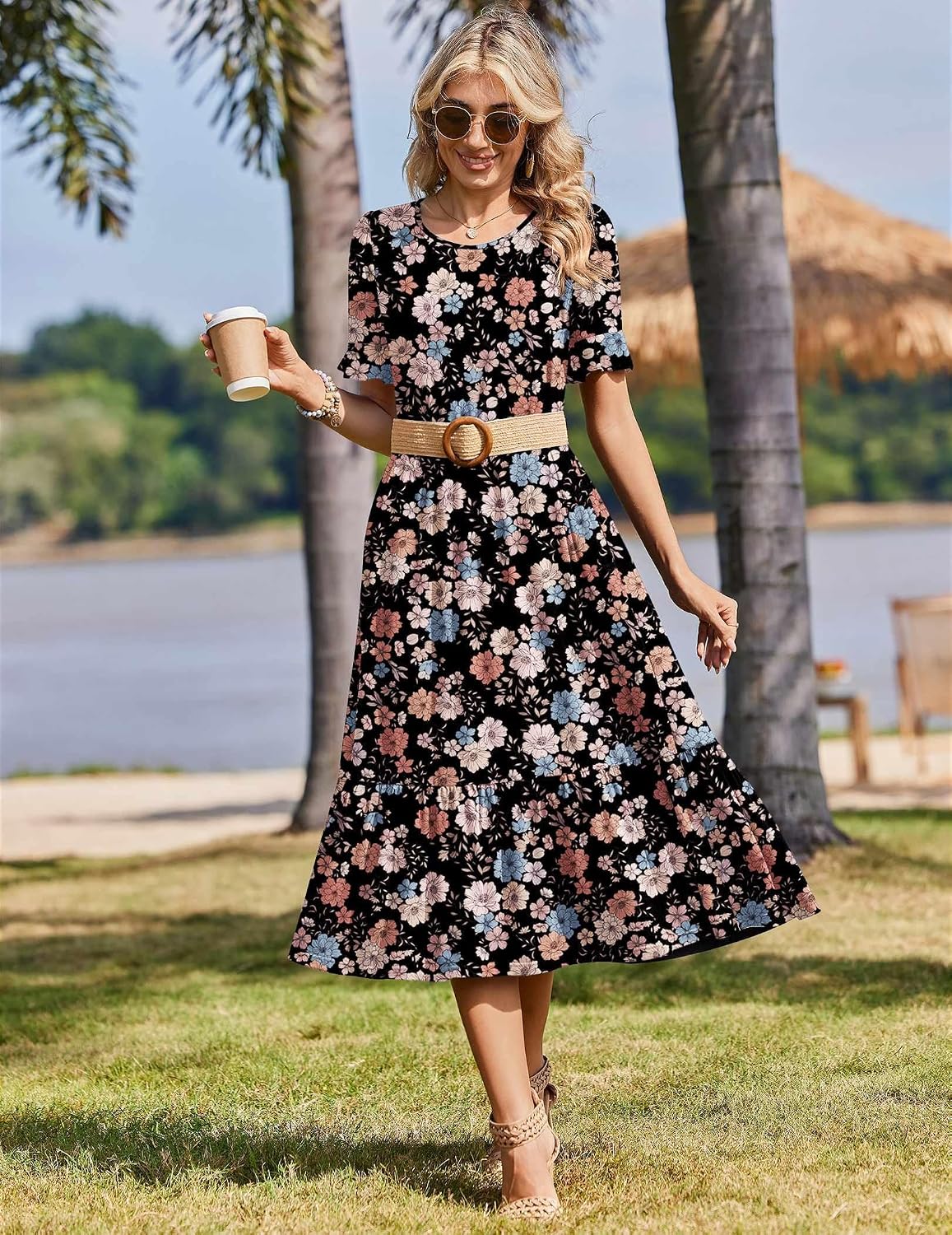 Detalle de Zeagoo Summer Midi Dress 2026 for Women