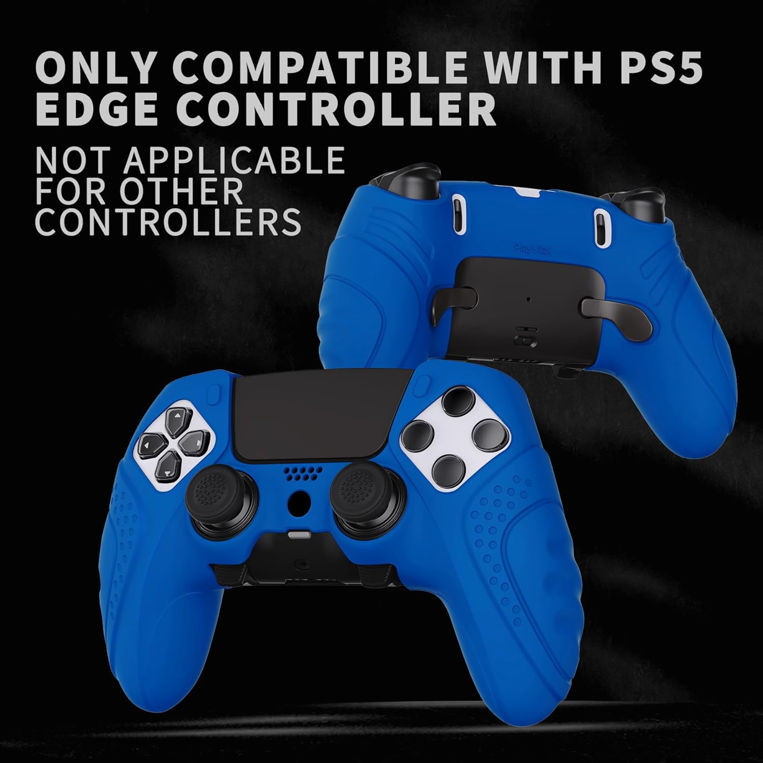 Detalle de PlayVital Guardian Edition Anti-Slip Ergonomic Silicone Case for PS5 Edge Controller