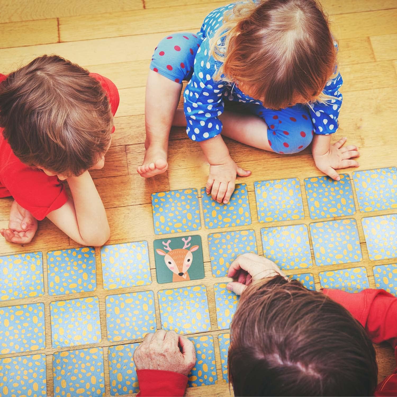 Thumbnail 6 de All Kids United — Jeu de mémoire Memo² (72 cartes) avec des paires d’animaux en bois