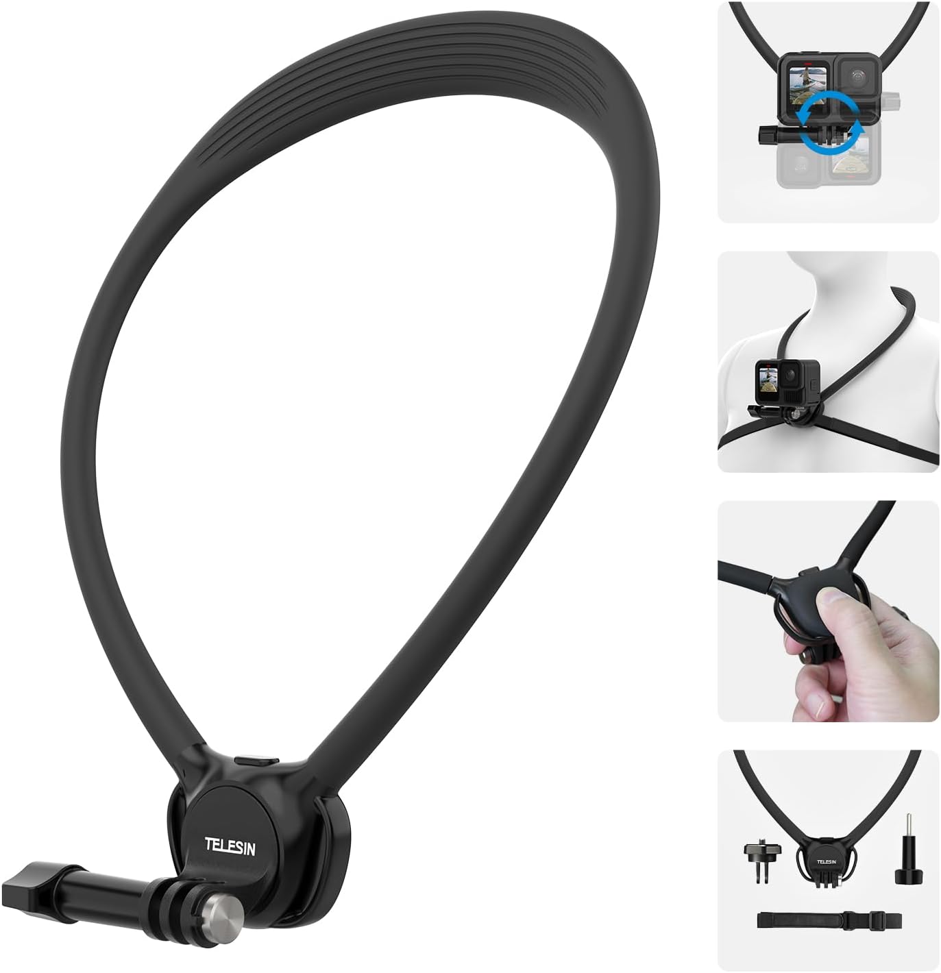 Detalle de TELESIN SE 2.0 supporto POV 90°