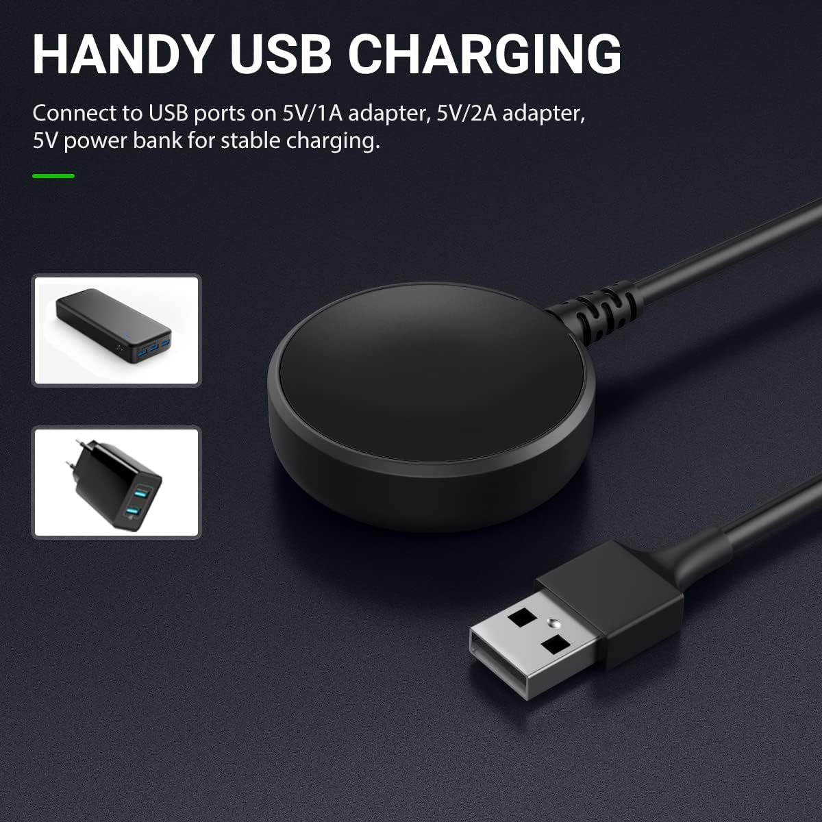 Thumbnail 4 de MoKo 2 Pack Charger Magnetic Dock for Galaxy Watch
