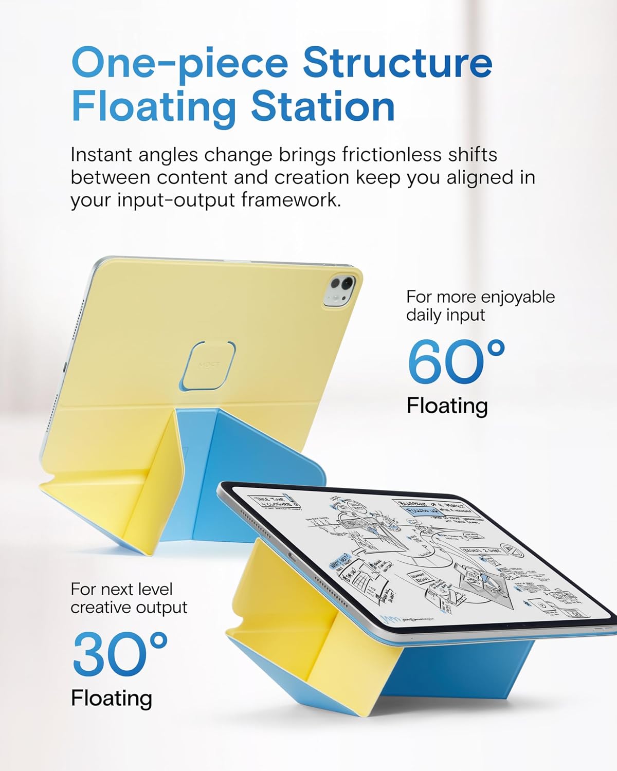 Detalle 2 de MOFT Dynamic Folio per iPad Pro 11" (M4) – custodia sottile magnetica con oltre 20 angoli di visualizzazione
