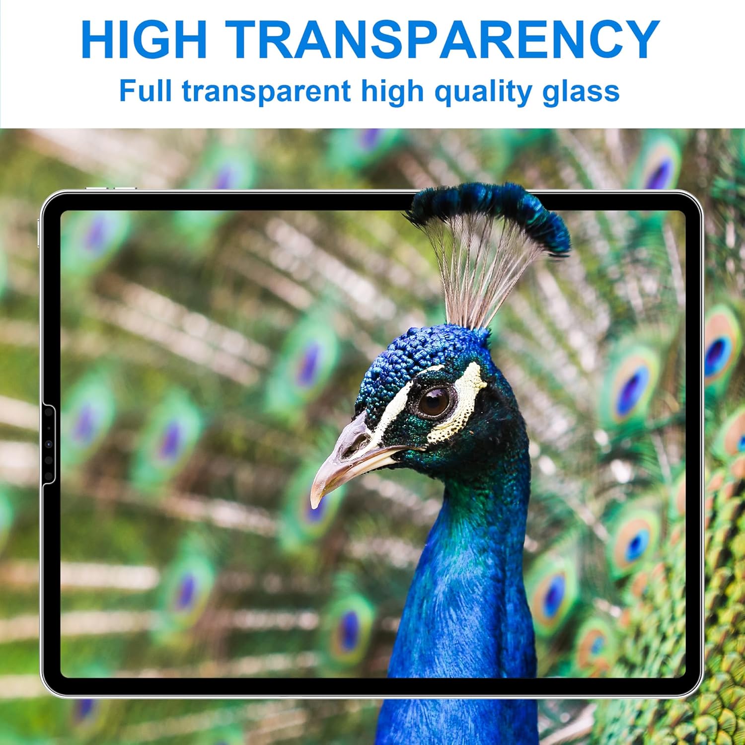 Thumbnail 5 de 4youquality 2-Pack Tempered Glass Screen Protectors for iPad Pro 12.9-inch (2022–2018) – Face ID Compatible, 9H