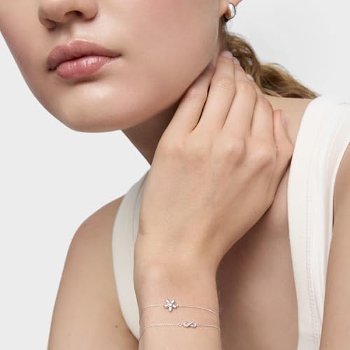 Thumbnail 4 de TOUS Pulsera de cadena de plata de primera ley 925 con motivo infinito para mujer (17,5 cm)
