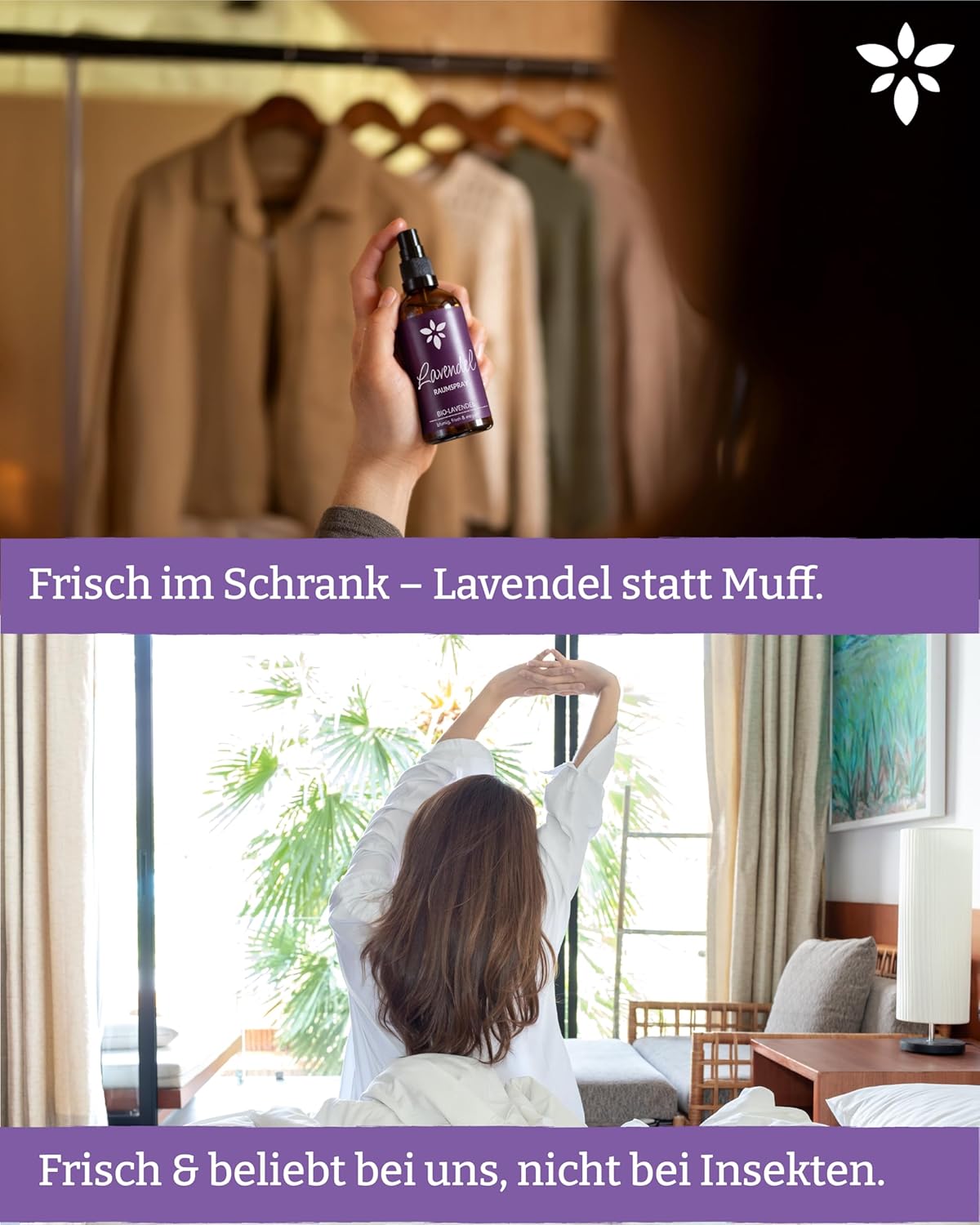 Thumbnail 4 de Heldengrün® Lavendelspray „Gute Nacht“ (Bio-Lavendelöl) – Kissenspray & Raumspray