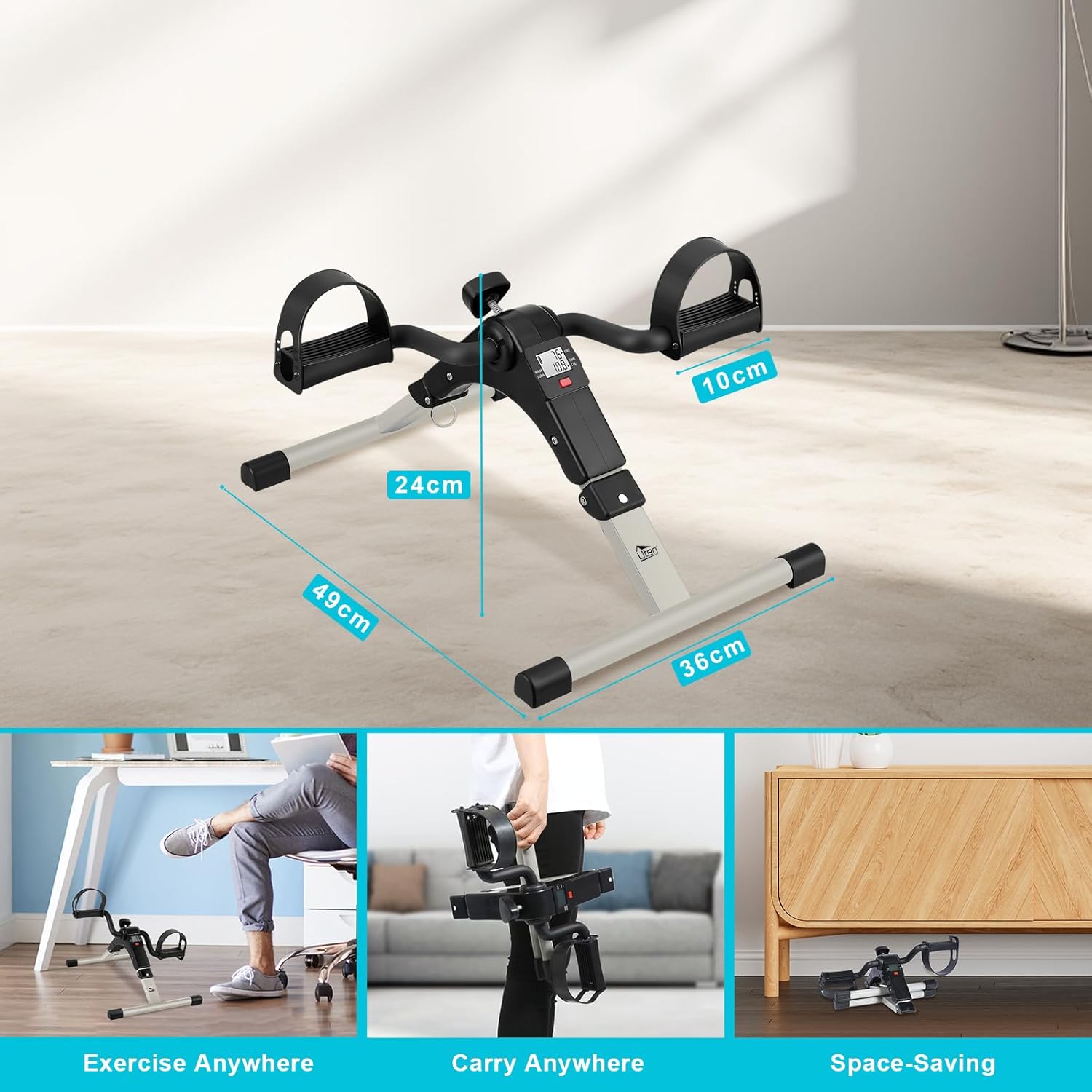 Thumbnail 1 de Uten Pedal Exerciser: Under Desk Mini Exercise Bike