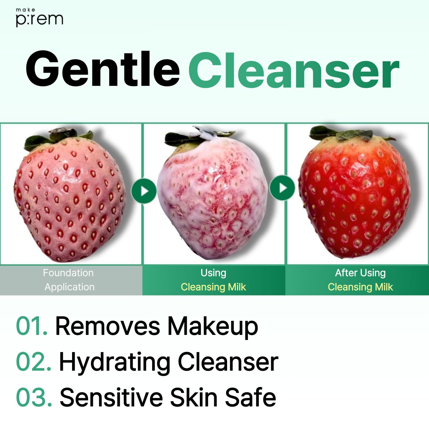 Detalle 2 de MAKE P:REM Safe Me Relief Moisture Cleanser