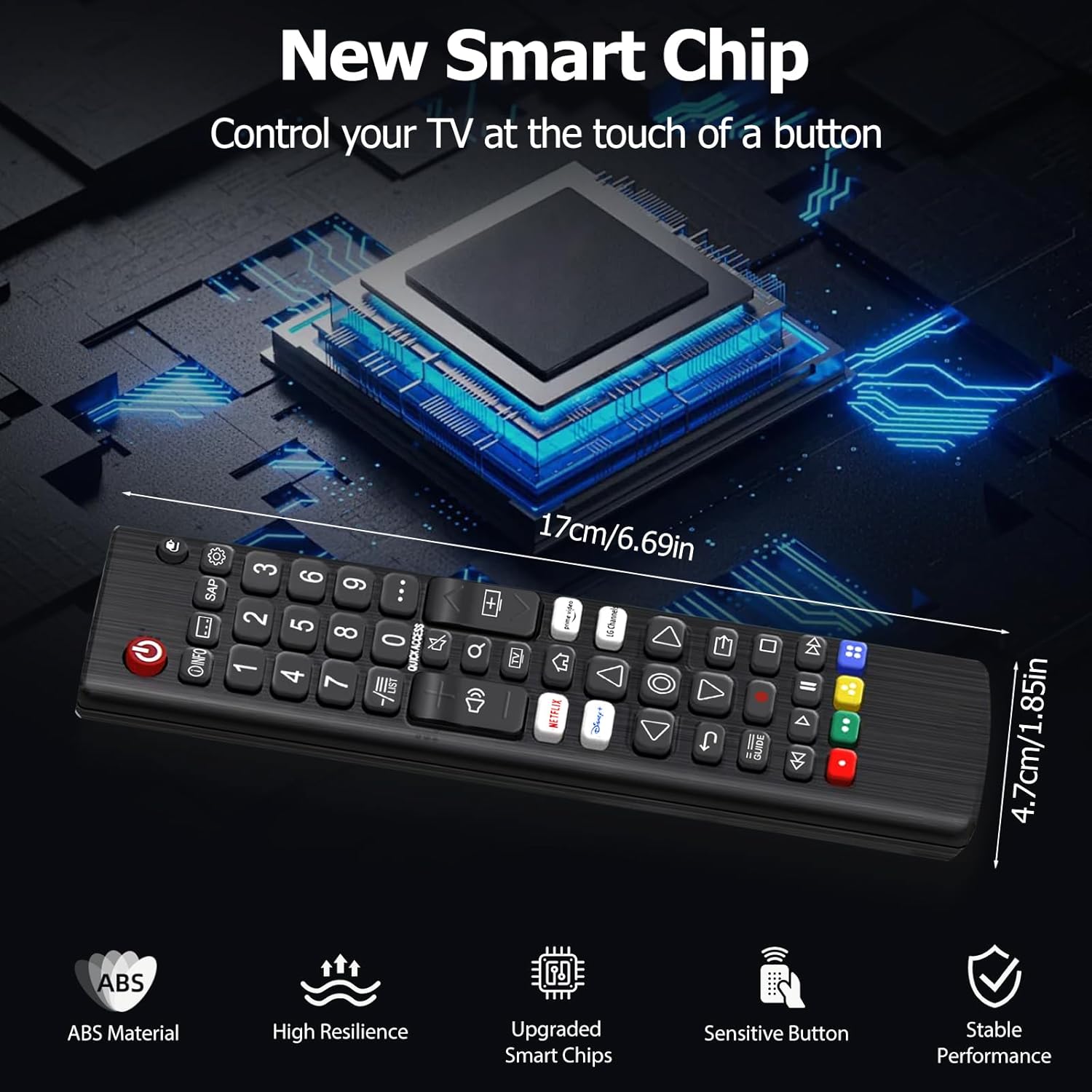 Thumbnail 3 de 2 Pack LG TV Remote Control Replacement – Universal LG Remote for All LG LED/OLED/LCD/Smart TVs
