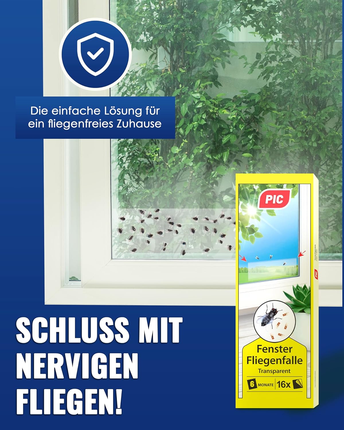 Detalle 2 de PIC Fenster-Fliegenfalle 16 Stück