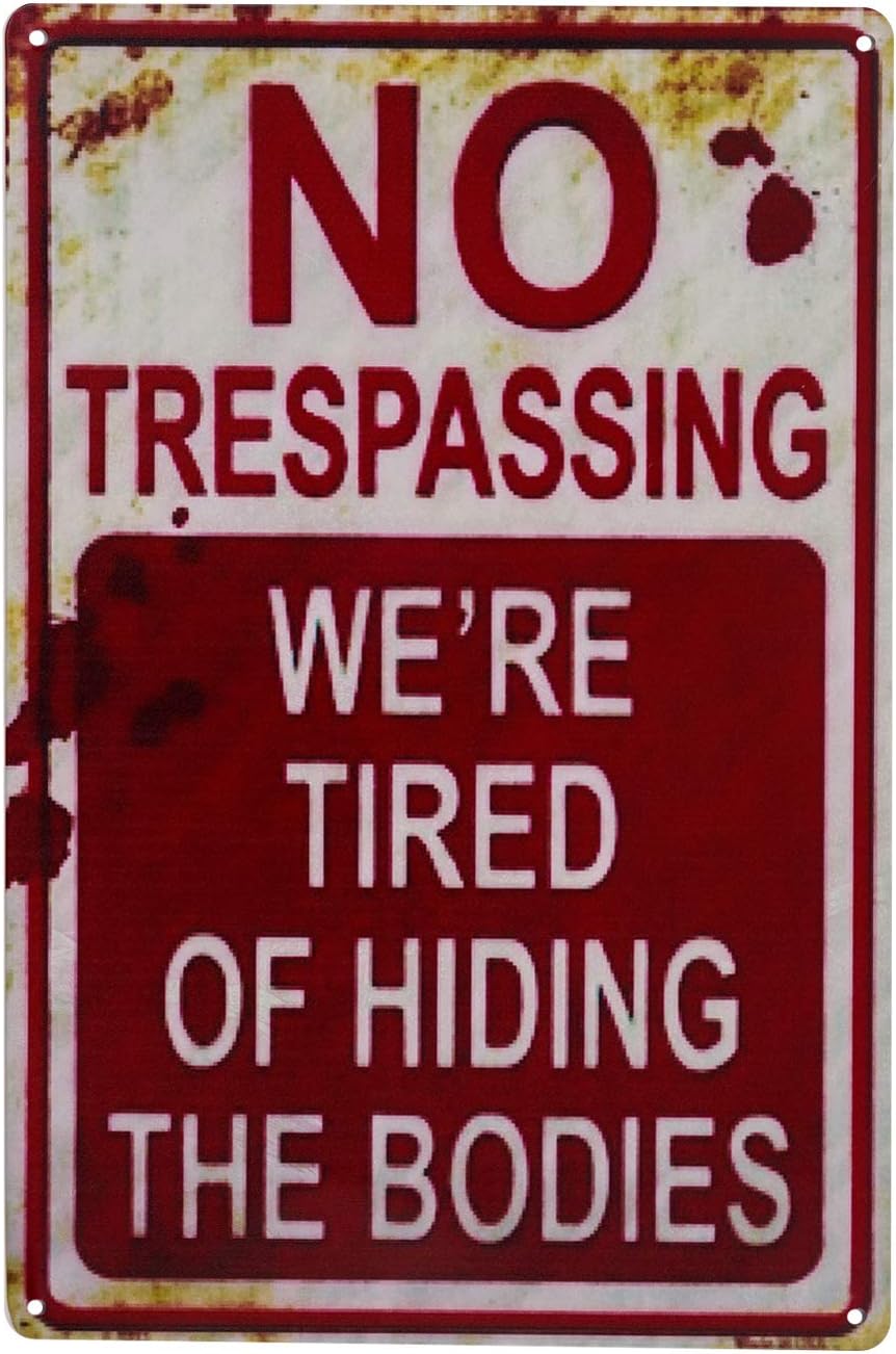 Detalle de Halloween Metal Sign, 7.8 x 11.8 Inches
