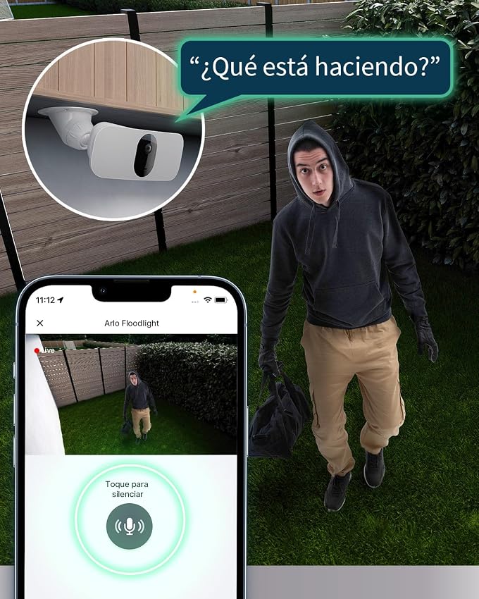 Thumbnail 4 de Arlo Vídeoportero y Floodlight 2K WiFi con visión nocturna