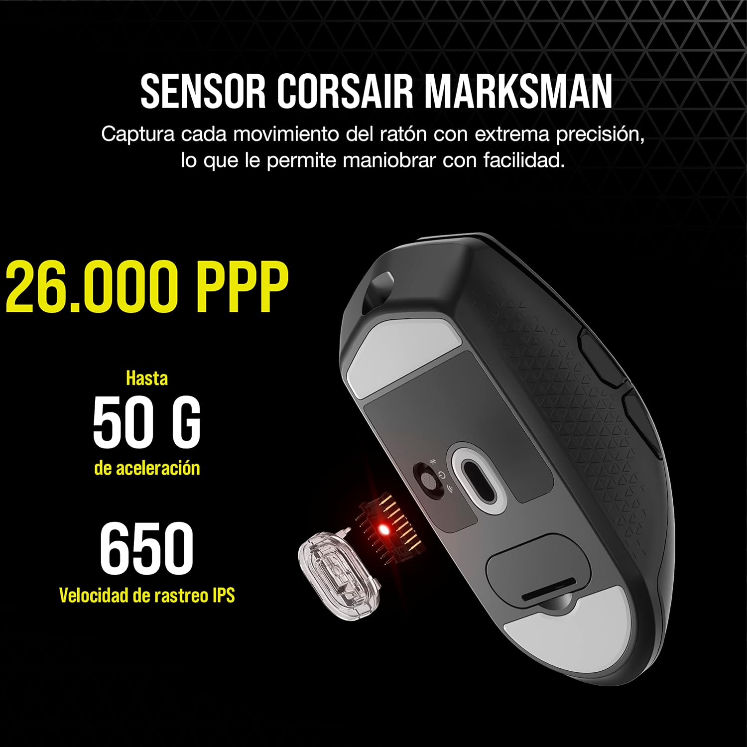 Thumbnail 5 de Corsair Katar Elite Wireless Ratón ultraligero