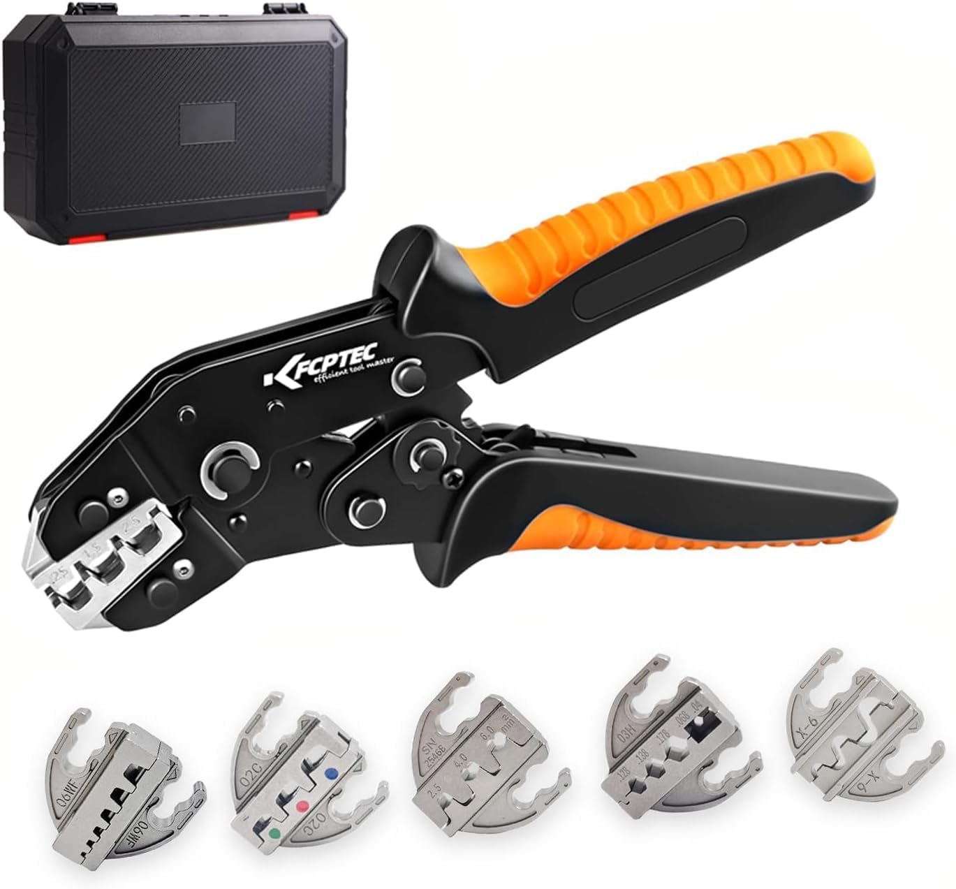Detalle de KF CPTEC Ratchet Crimping Tool Set, 6-Piece