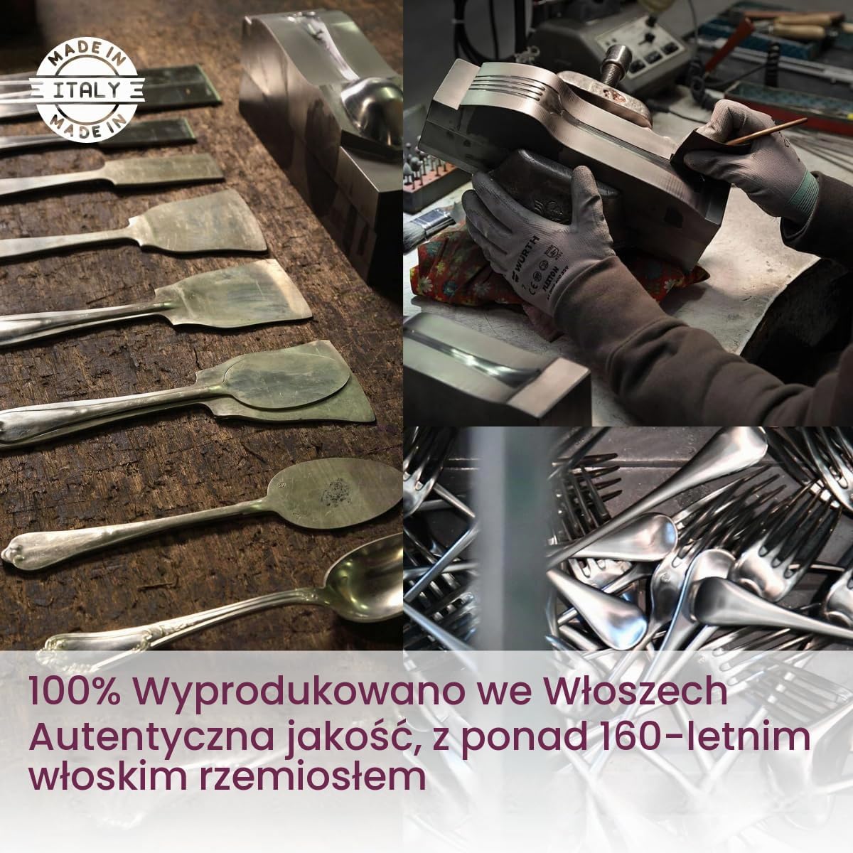 Detalle 1 de Sambonet Linear 52513-83 – zestaw sztućców ze stali nierdzewnej 18/10, 36 sztuk