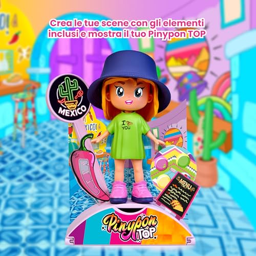 Thumbnail 6 de Pinypon TOP PNN01100 Chica mexicana articulada
