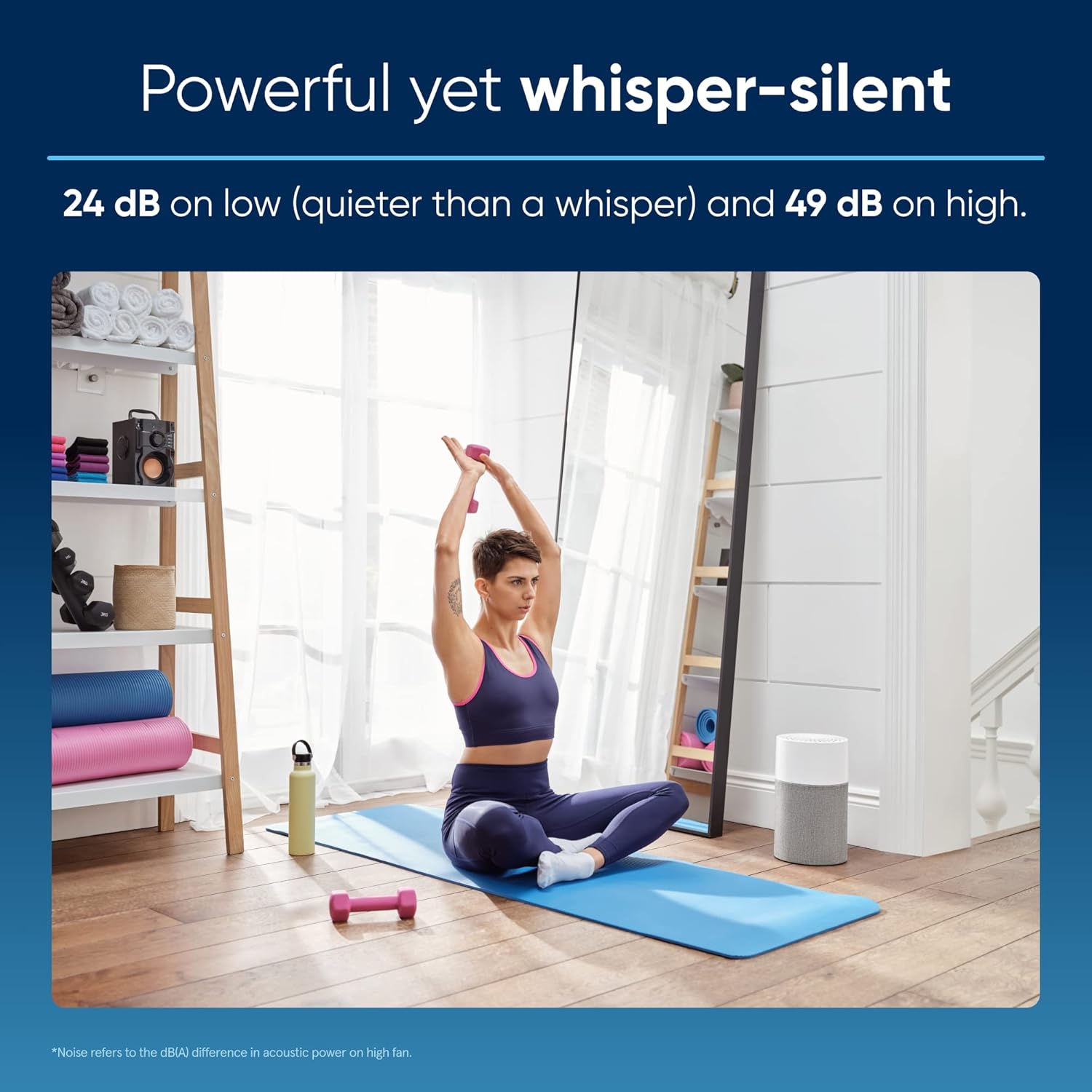 Thumbnail 2 de Blueair Blue Pure 511 HEPASilent Air Purifier for Bedroom, Small Rooms, Nursery, and Pet Areas