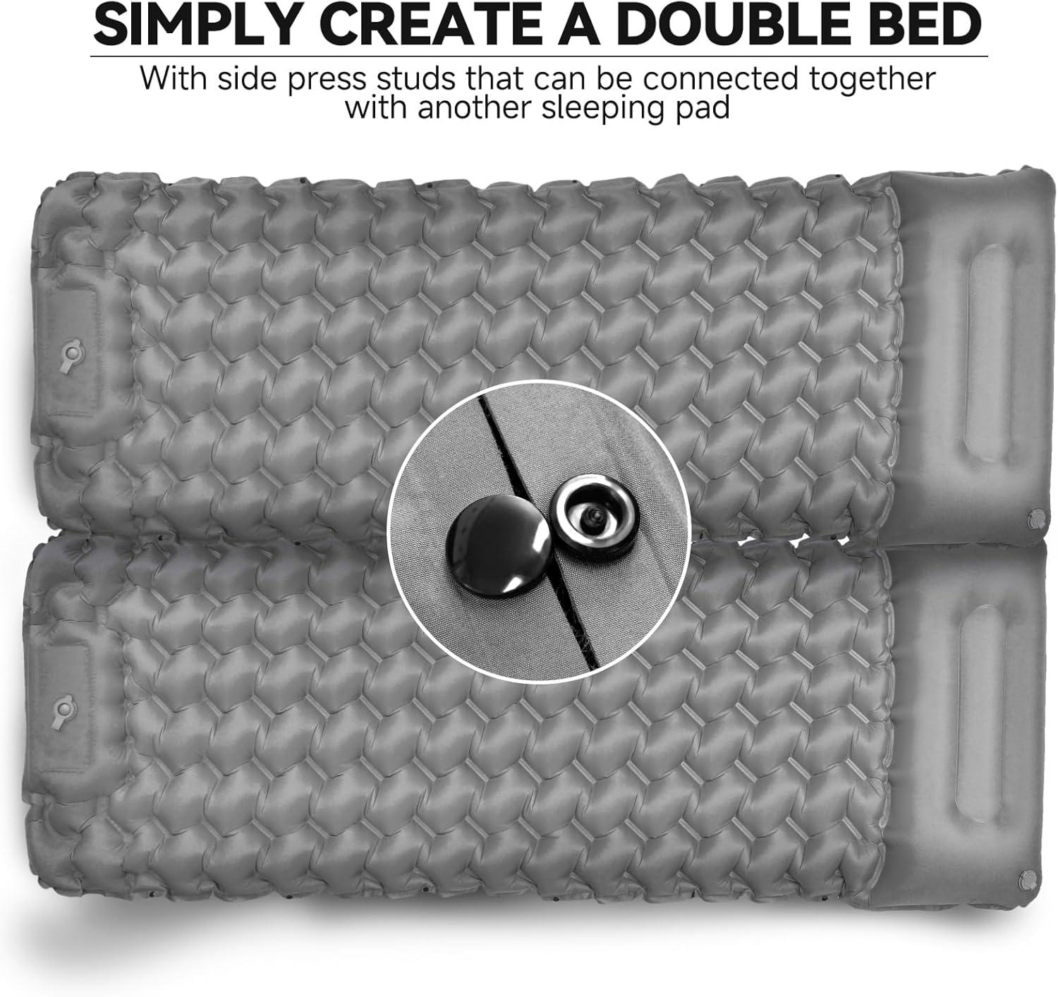 Thumbnail 5 de FORRINX Sleeping Pad Ultralight Inflatable Camping Mat with Built-in Foot Pump