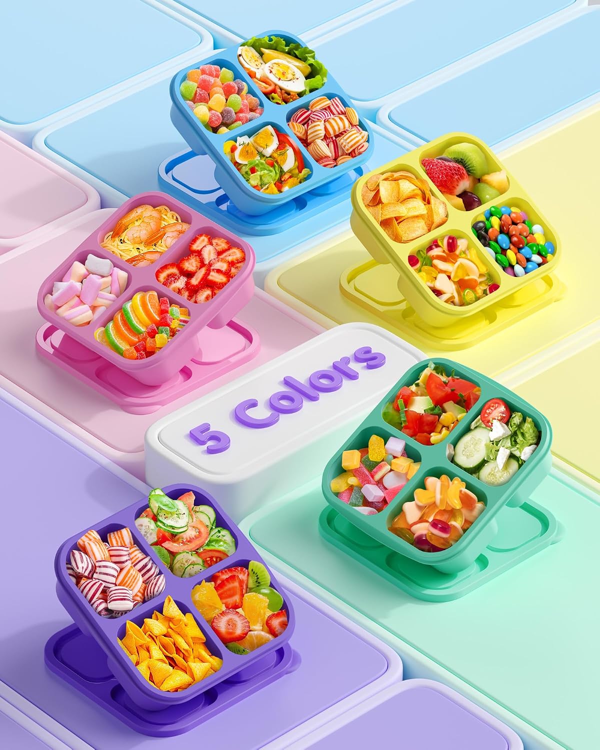 Thumbnail 6 de Canfanni Divided Snack Containers, 4 Compartments