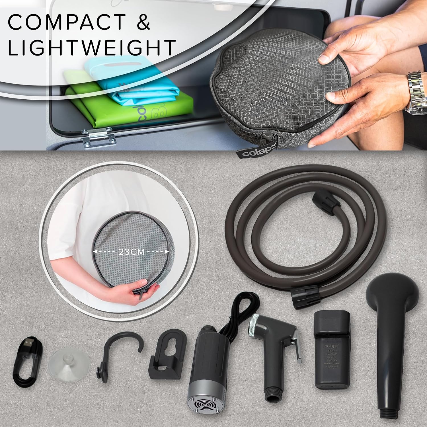 Thumbnail 1 de Colapz portable shower pump, 45-60 mins