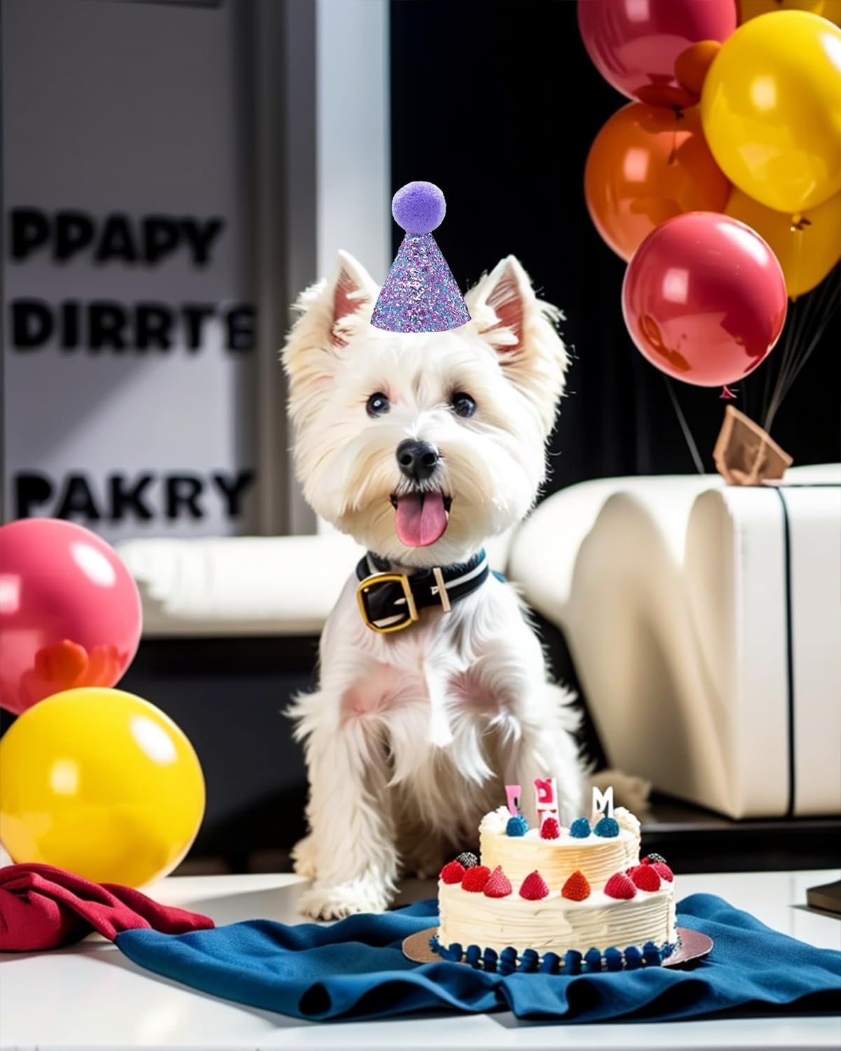 Thumbnail 6 de BIPY 10 Pack Mini Party Hats for Toy Animals
