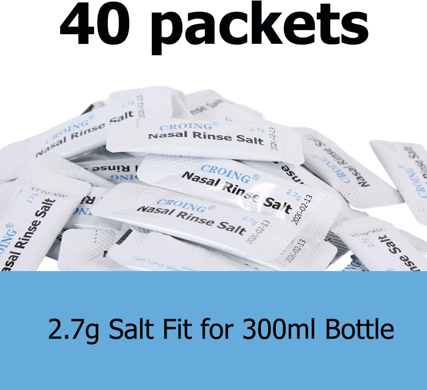 Detalle 2 de CROING Lavado nasal 300 ml con 40 sobres
