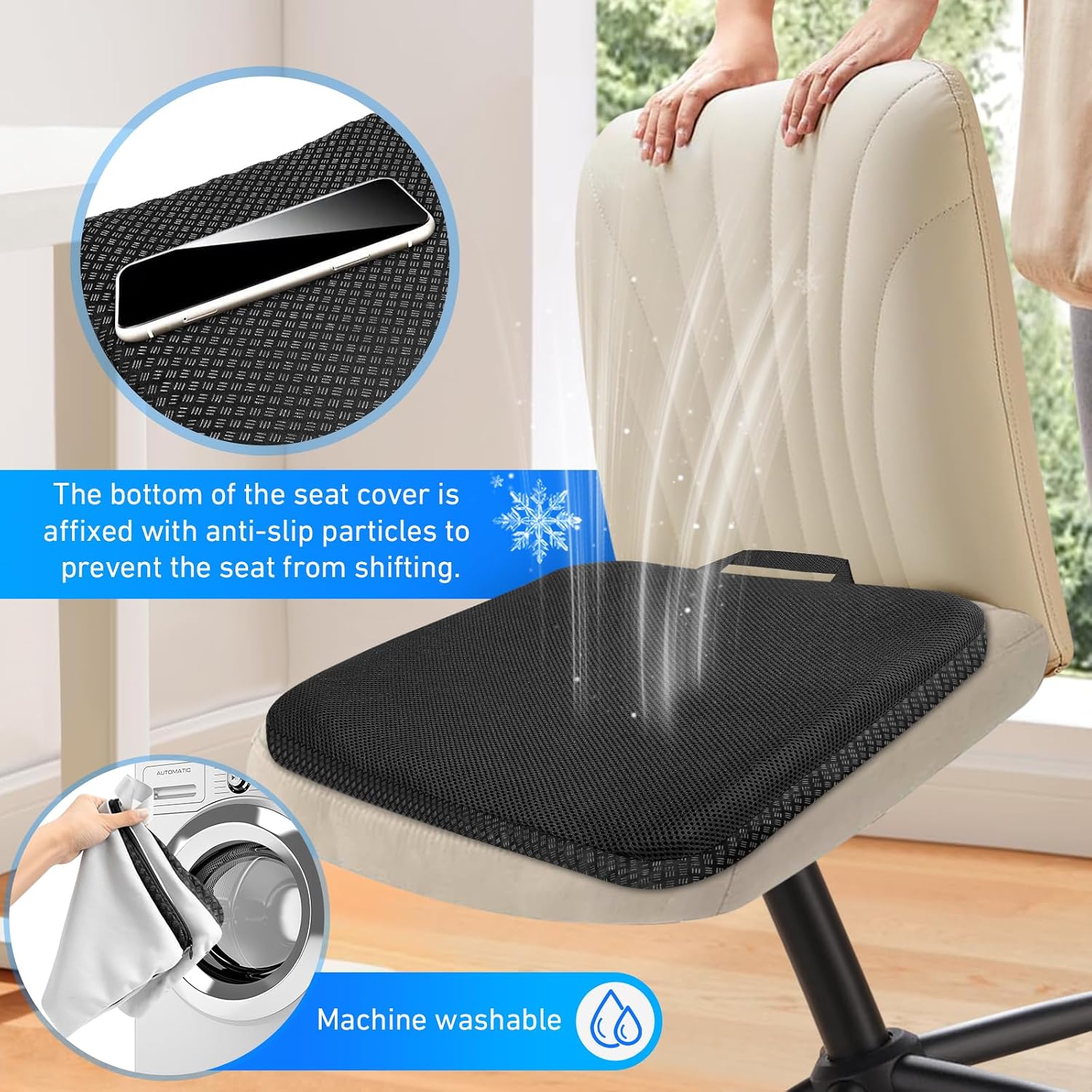 Thumbnail 4 de Vmingo Gel Seat Cushion ergonomic support for chair